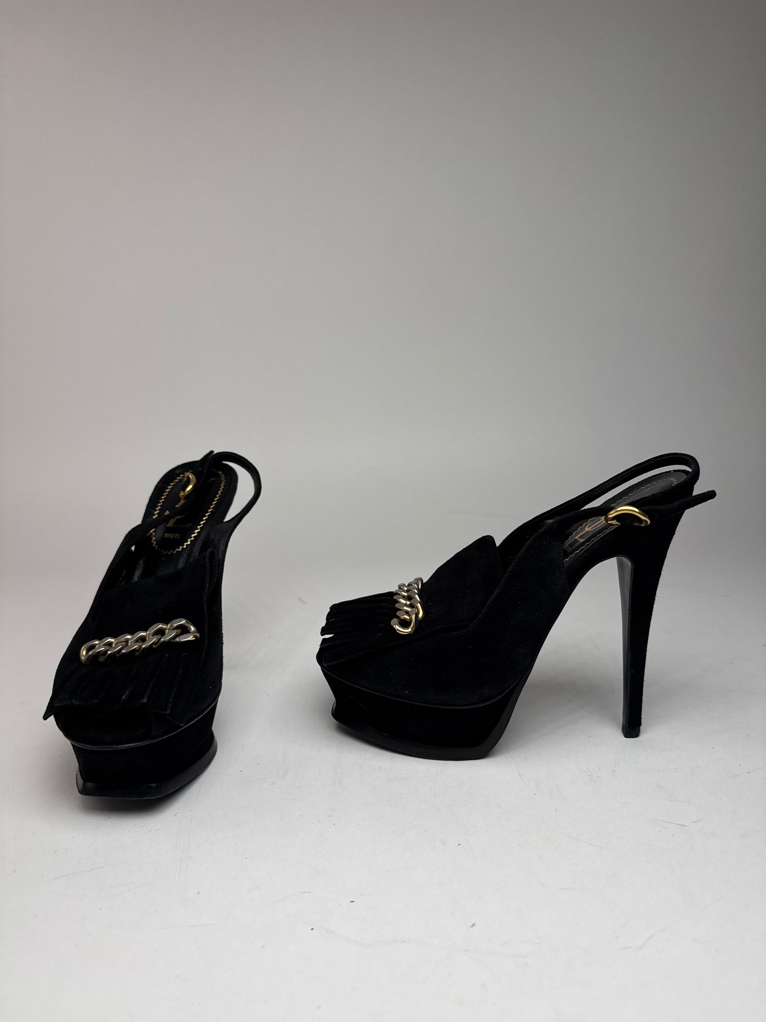 Other Vintage Yves Saint Laurent Suede pumps Size US 5 / IT 35 - 5 Thumbnail
