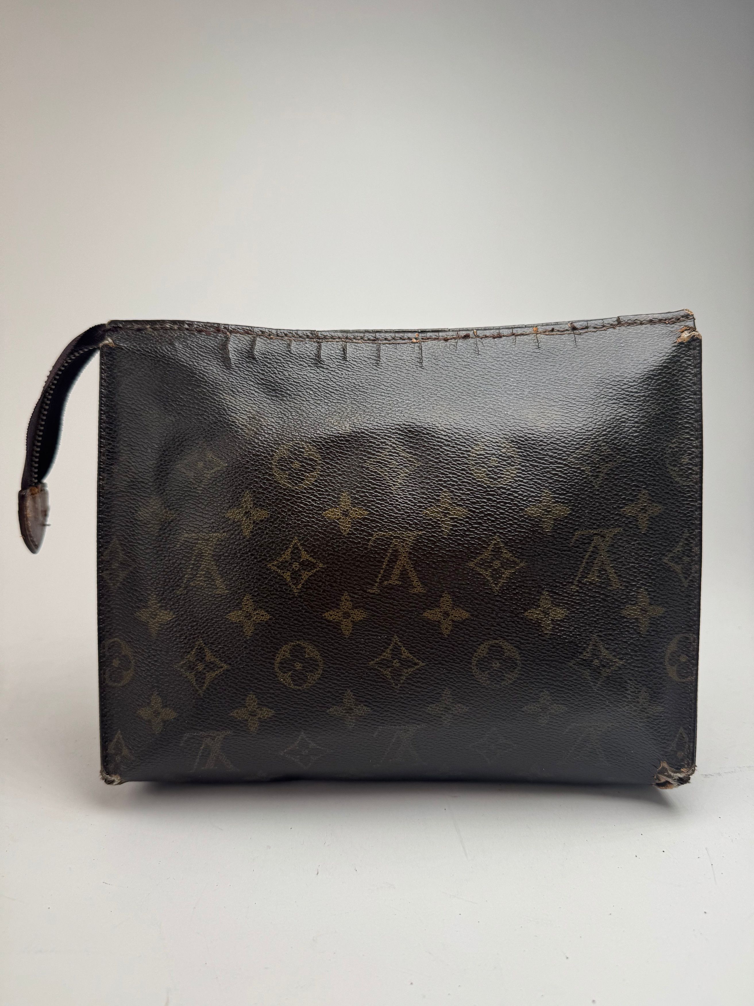Louis Vuitton Vintage Monogram Leather clutch brown Size ONE SIZE - 2 Thumbnail