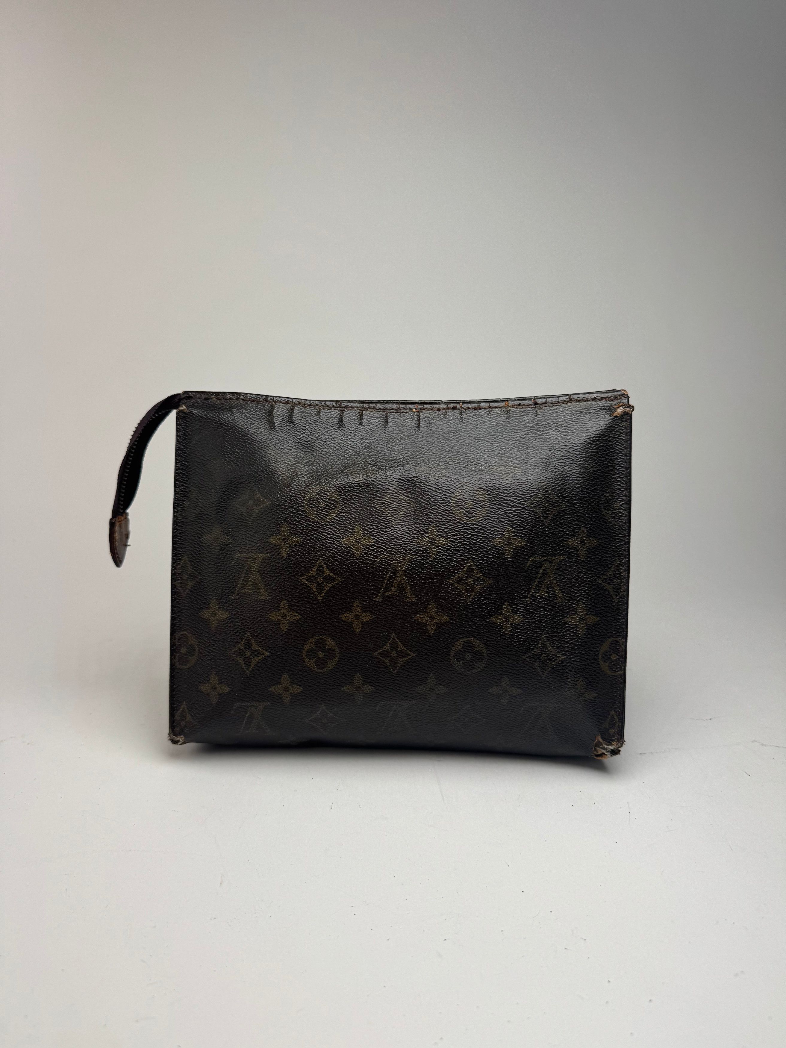 Louis Vuitton Vintage Monogram Leather clutch brown Size ONE SIZE - 6 Thumbnail