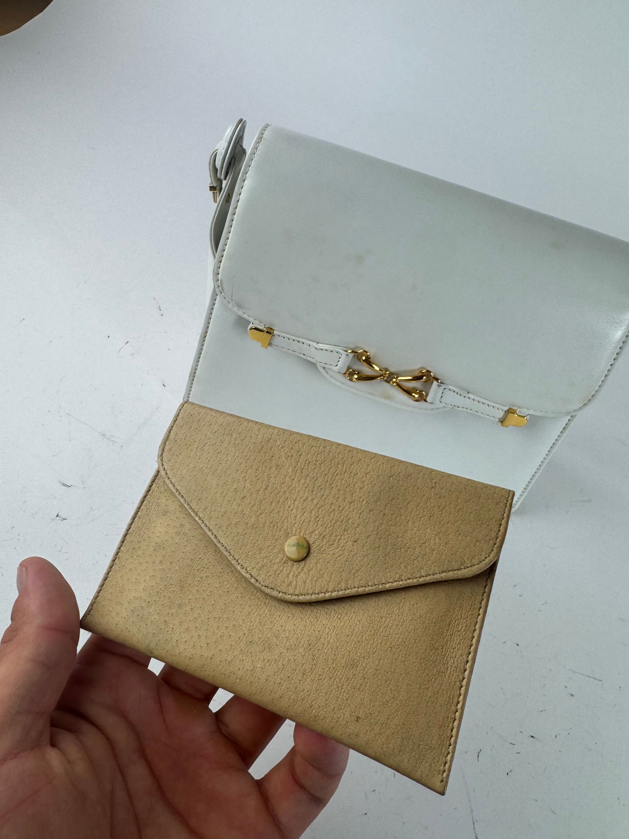 Gucci Vintage Leather Bag white Size ONE SIZE - 10 Thumbnail