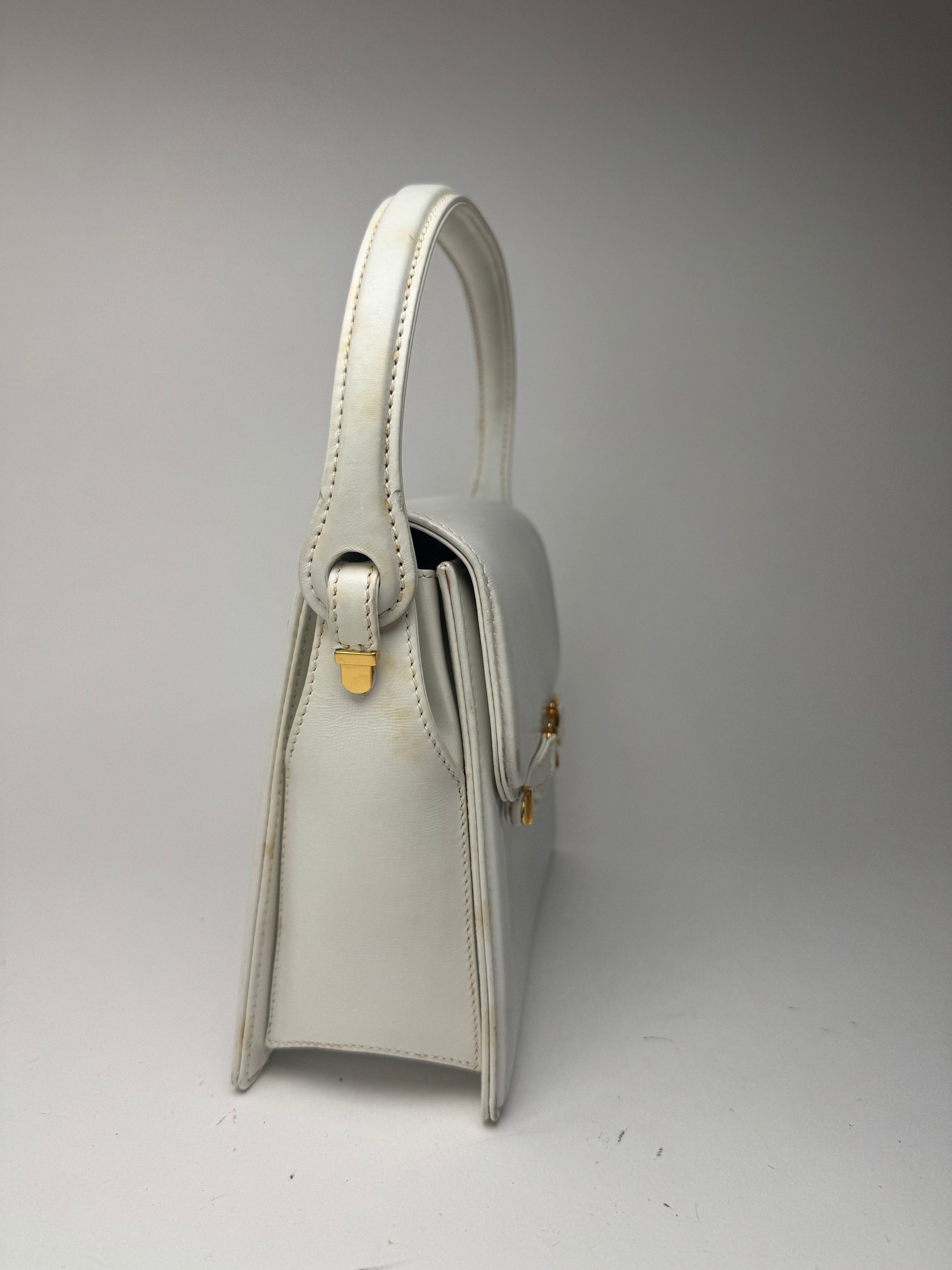 Gucci Vintage Leather Bag white Size ONE SIZE - 9 Thumbnail