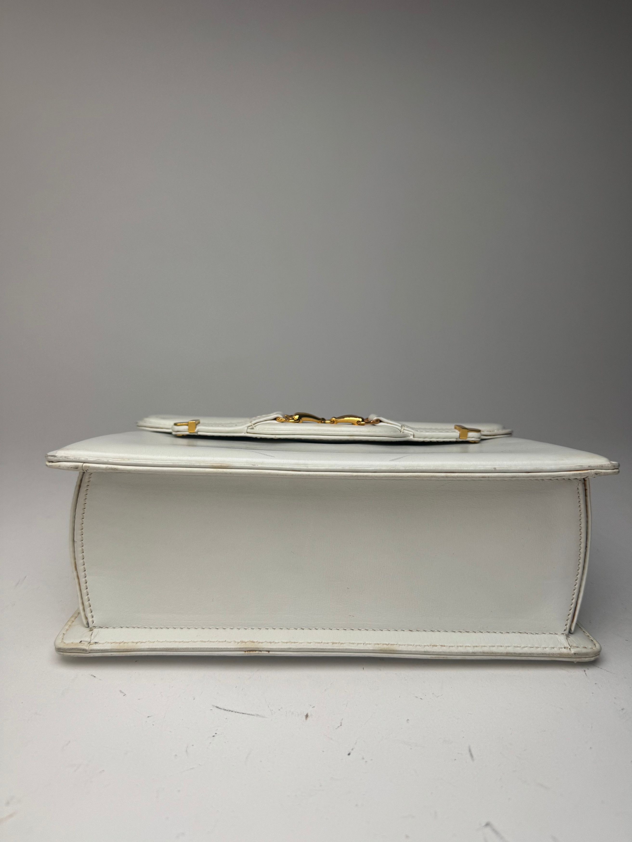 Gucci Vintage Leather Bag white Size ONE SIZE - 12 Thumbnail