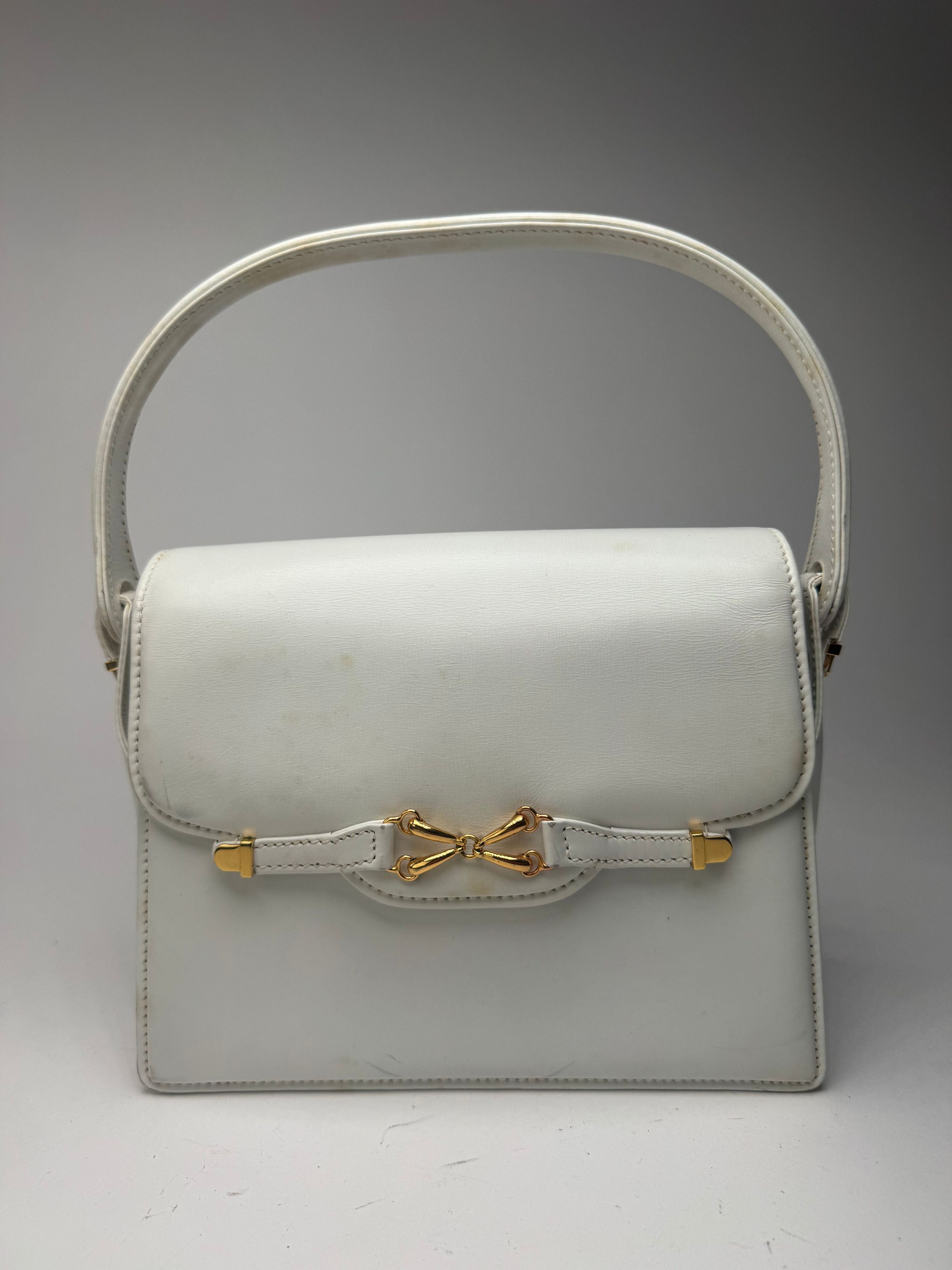 Gucci Vintage Leather Bag white Size ONE SIZE - 15 Thumbnail