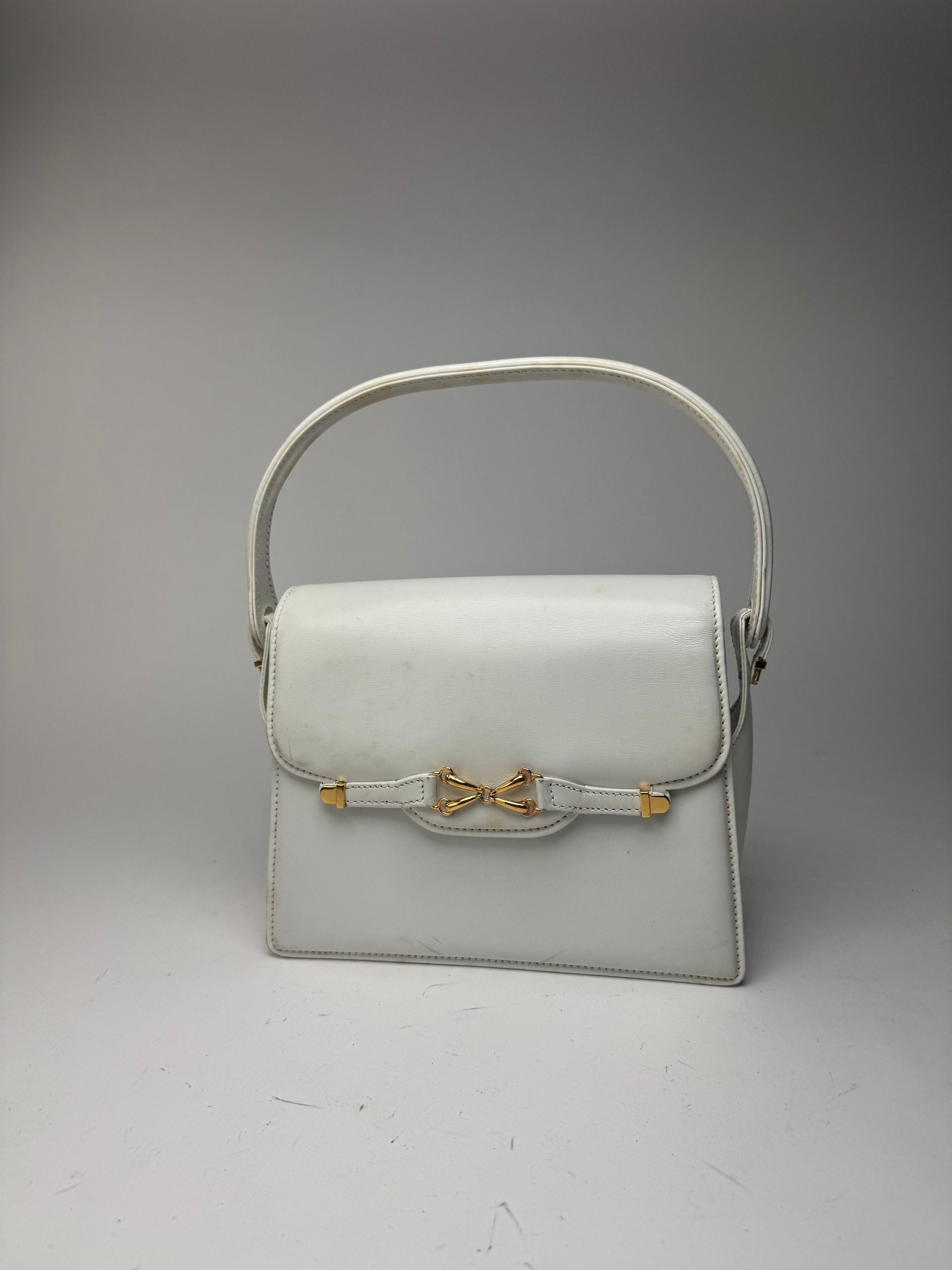 Gucci Vintage Leather Bag white Size ONE SIZE - 6 Thumbnail