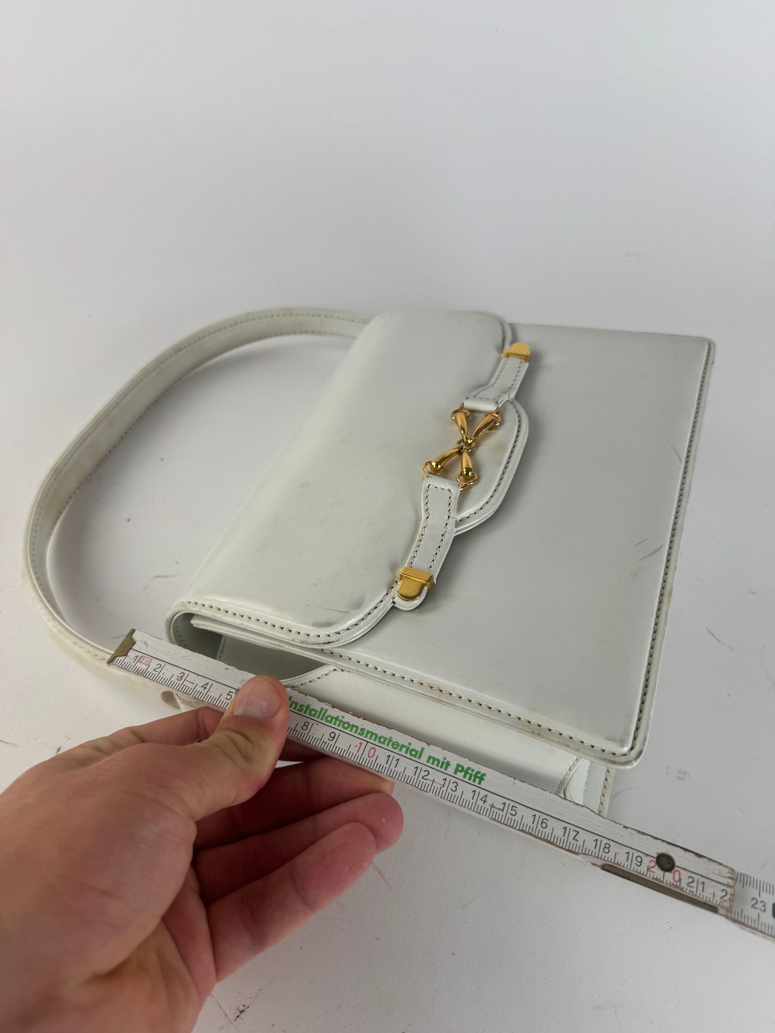 Gucci Vintage Leather Bag white Size ONE SIZE - 14 Thumbnail