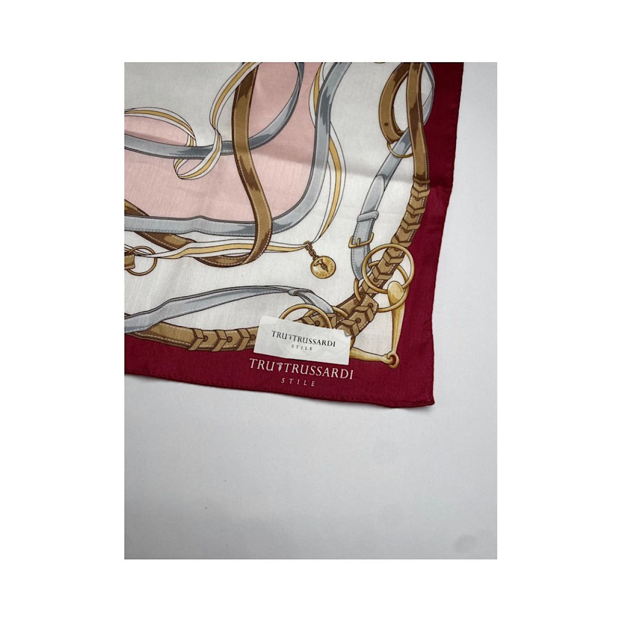 Trussardi Multicolour Silk Scarf Size ONE SIZE - 2 Thumbnail