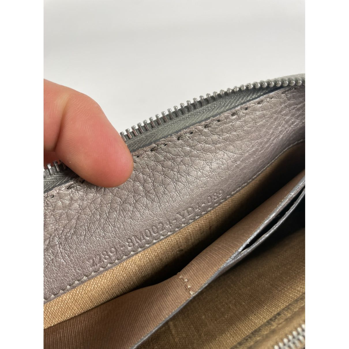 Fendi Silver Leather Wallet Size ONE SIZE - 4 Thumbnail