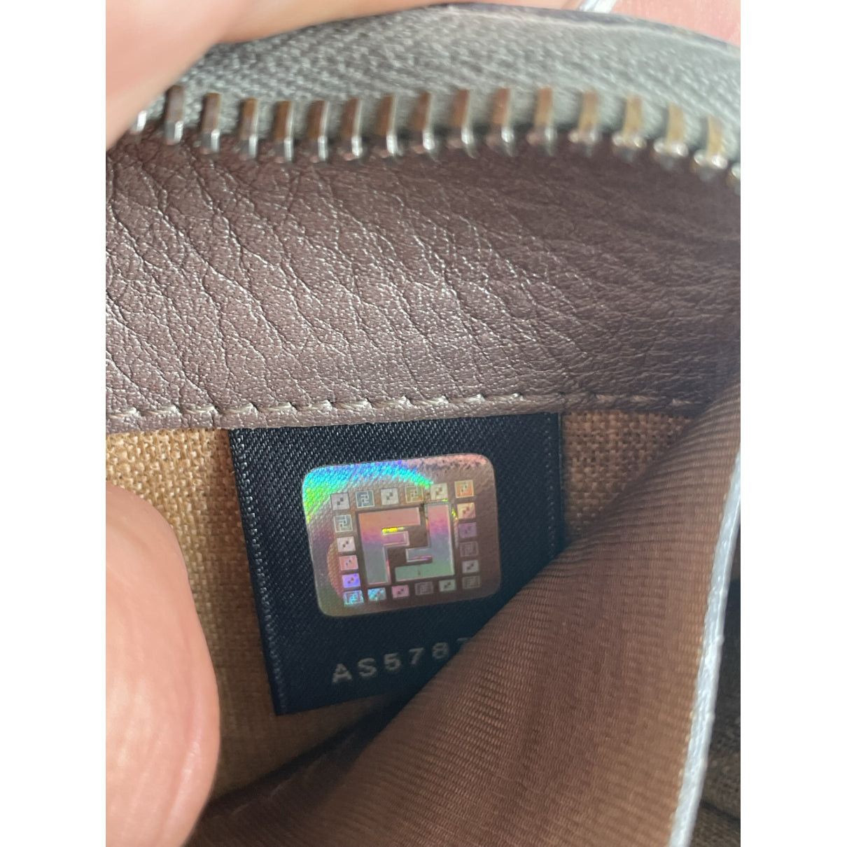 Fendi Silver Leather Wallet Size ONE SIZE - 5 Thumbnail