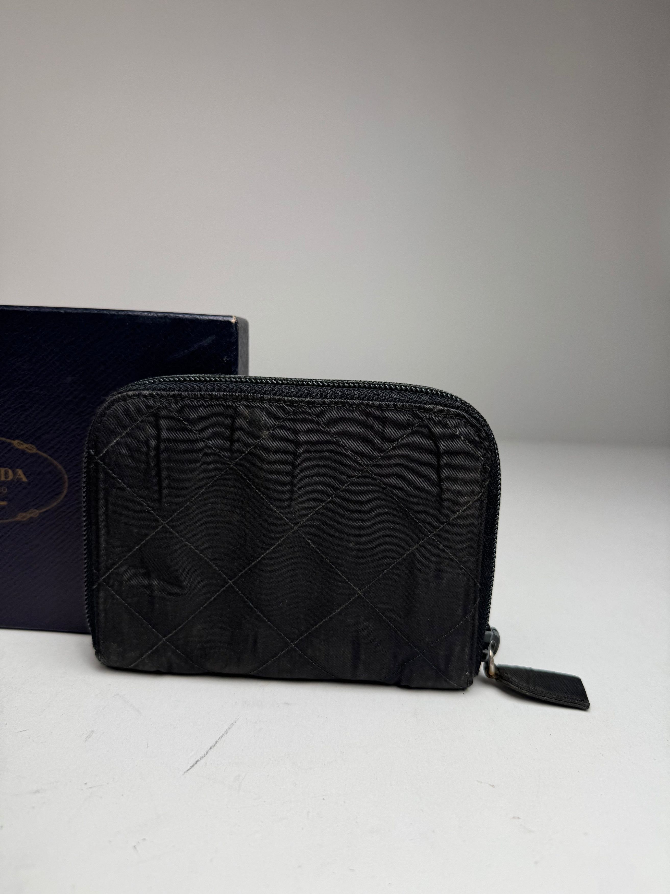 Prada Vintage Canvas Wallet Black Size ONE SIZE - 10 Thumbnail