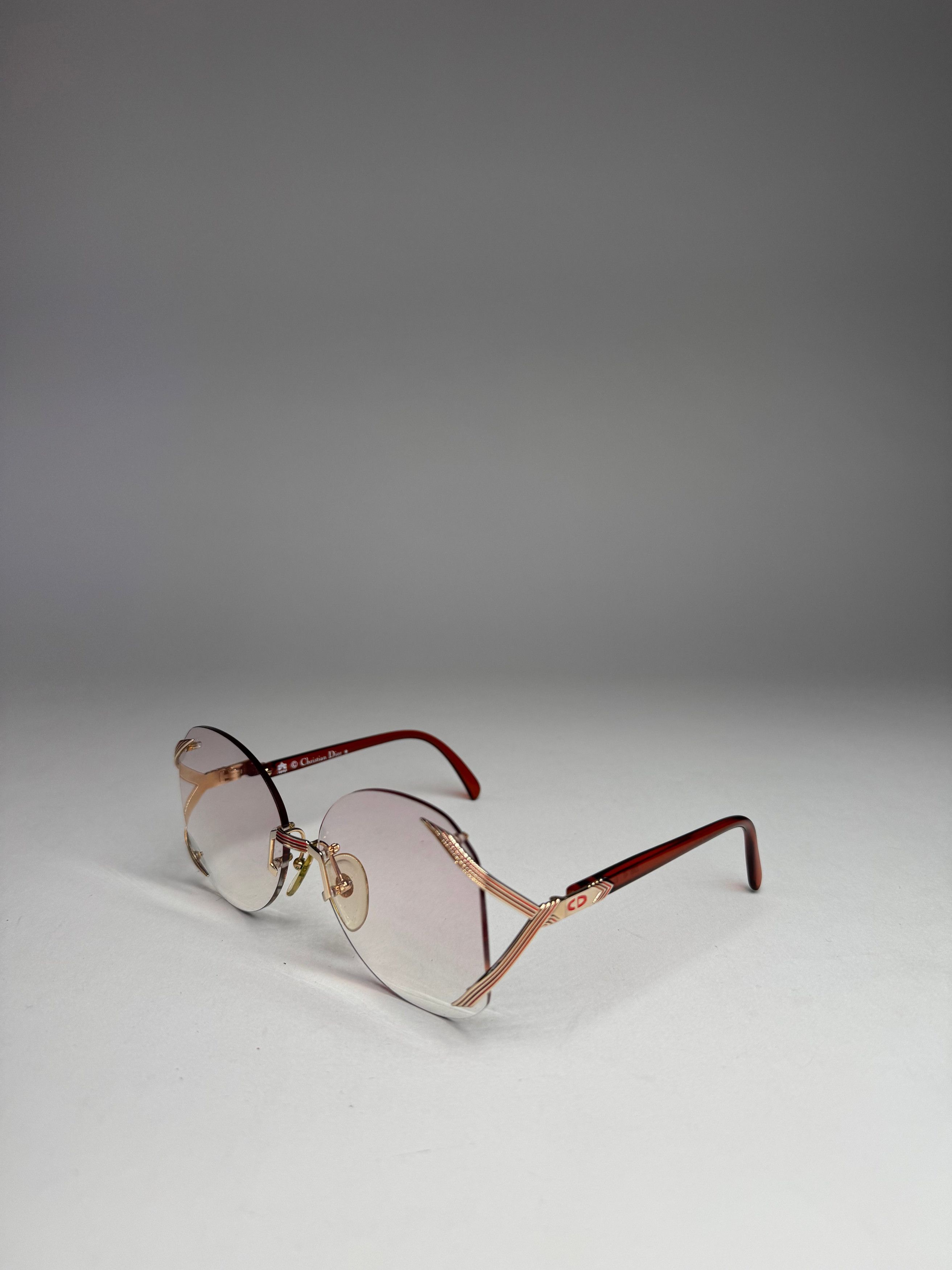 Dior Vintage Framless sunglasses purple Size ONE SIZE - 5 Thumbnail