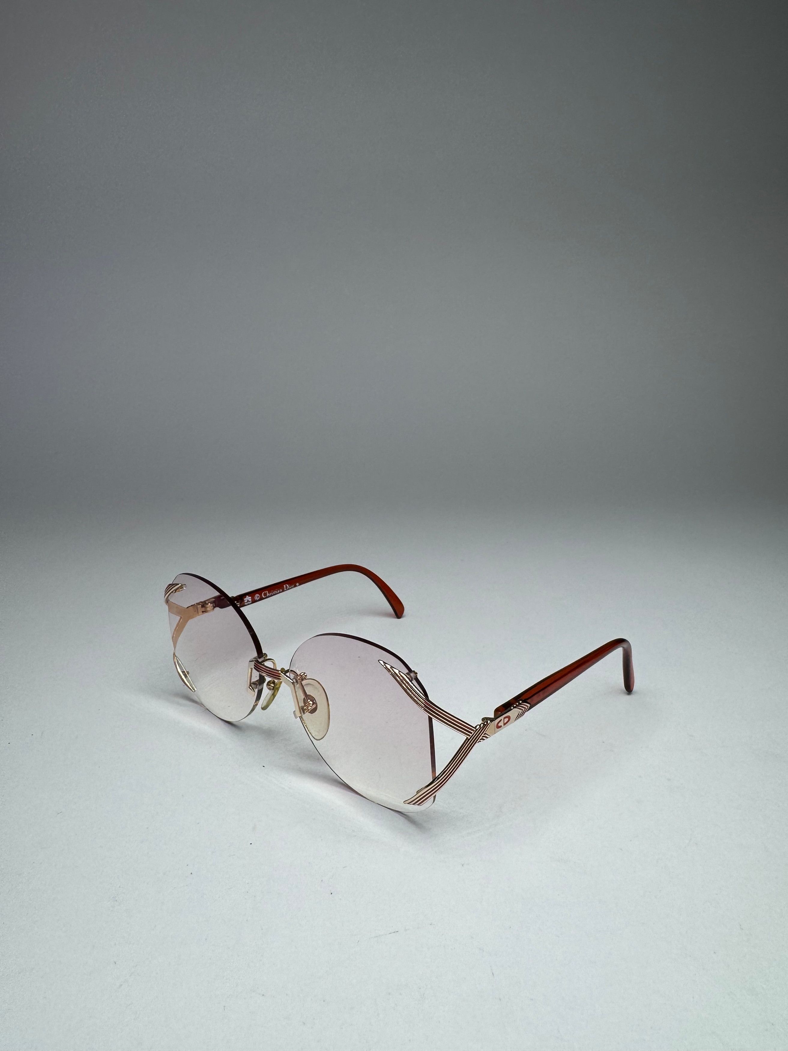 Dior Vintage Framless sunglasses purple Size ONE SIZE - 8 Thumbnail