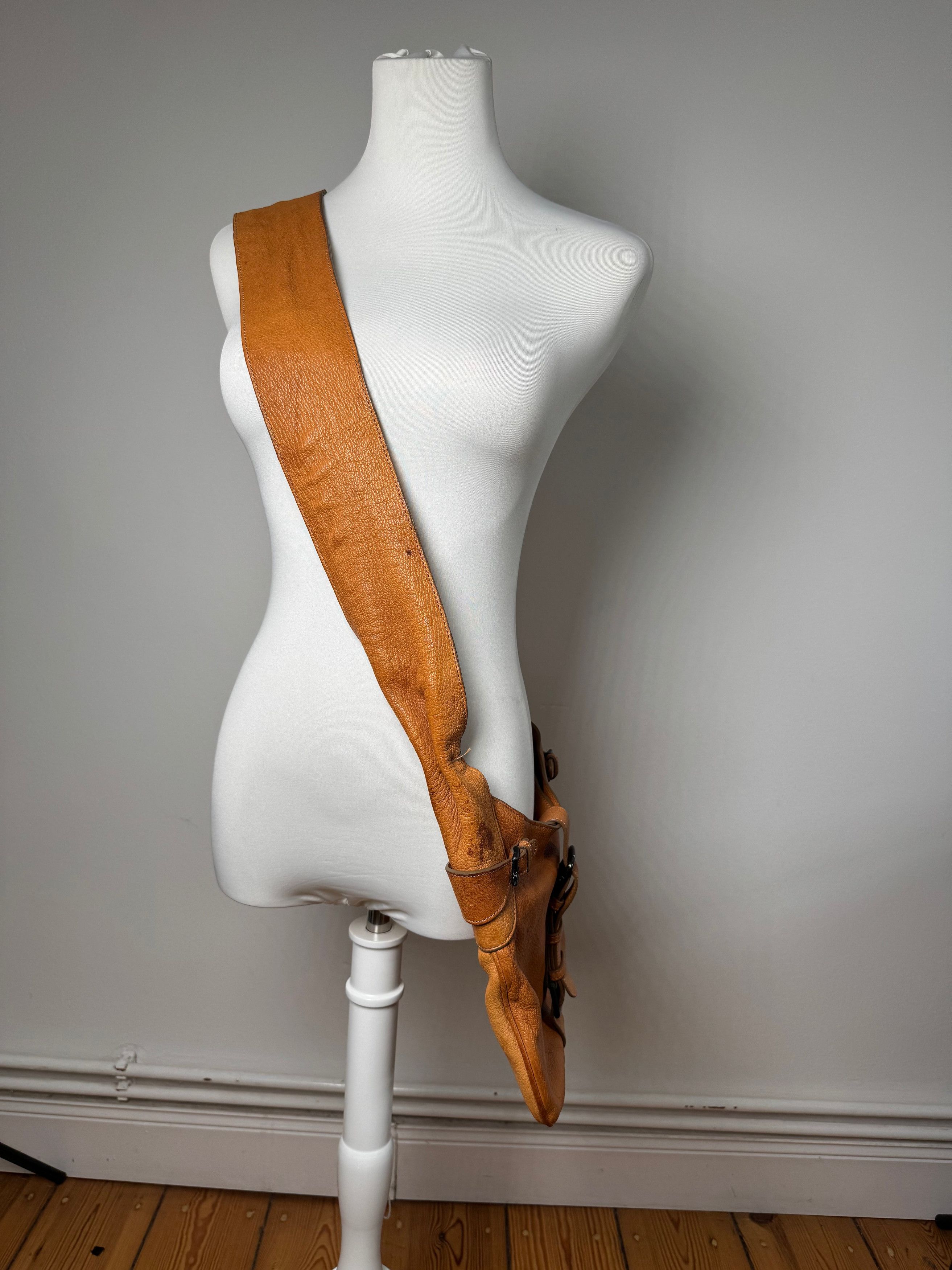 Marni Vintage Leather Shoulder bag Brown Orange Size ONE SIZE - 4 Thumbnail