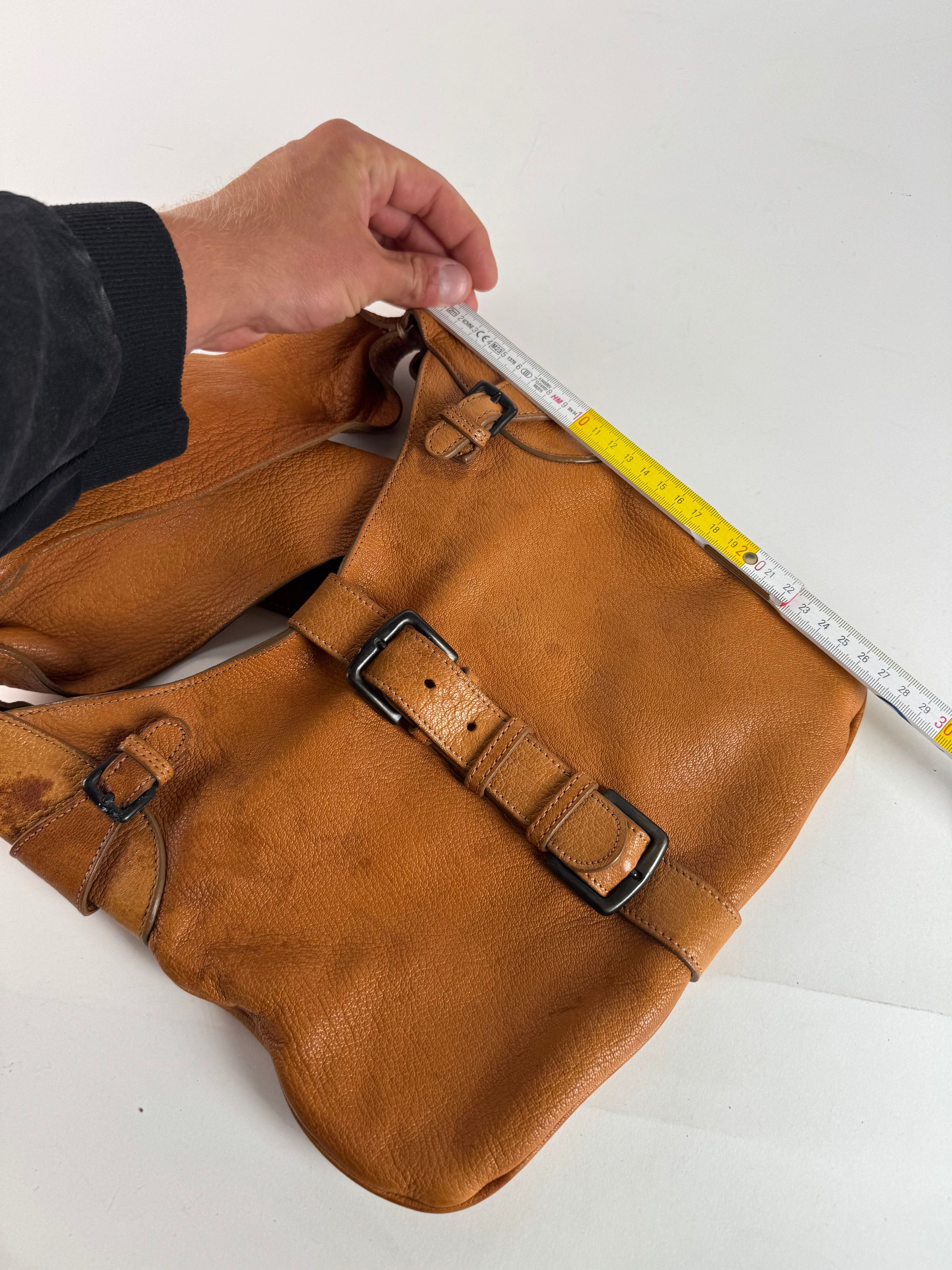Marni Vintage Leather Shoulder bag Brown Orange Size ONE SIZE - 8 Thumbnail