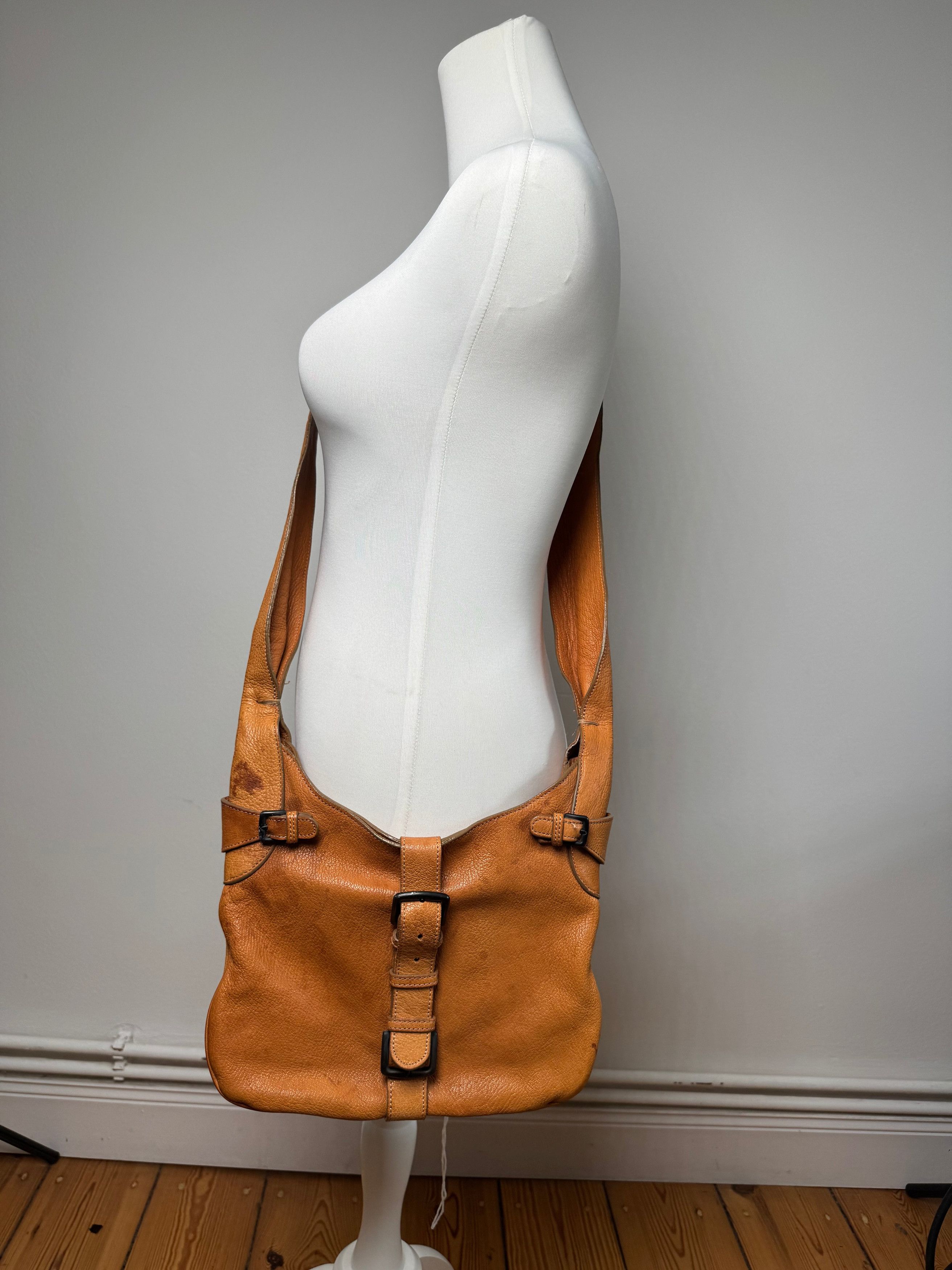 Marni Vintage Leather Shoulder bag Brown Orange Size ONE SIZE - 6 Thumbnail
