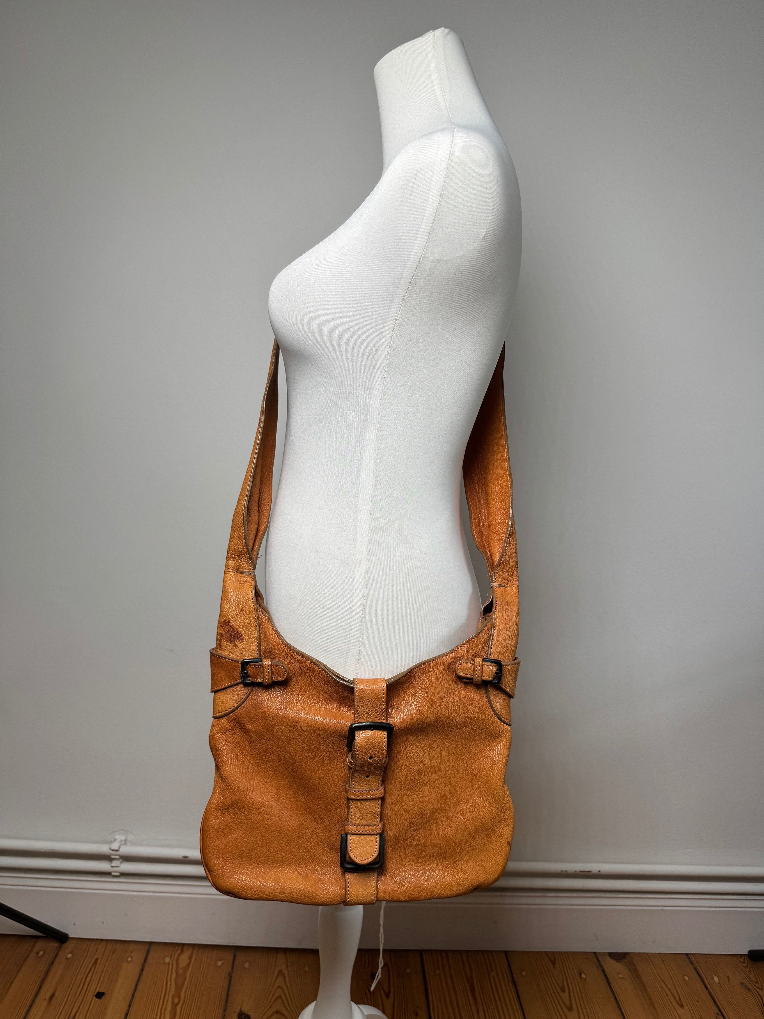 Marni Vintage Leather Shoulder bag Brown Orange Size ONE SIZE - 10 Thumbnail