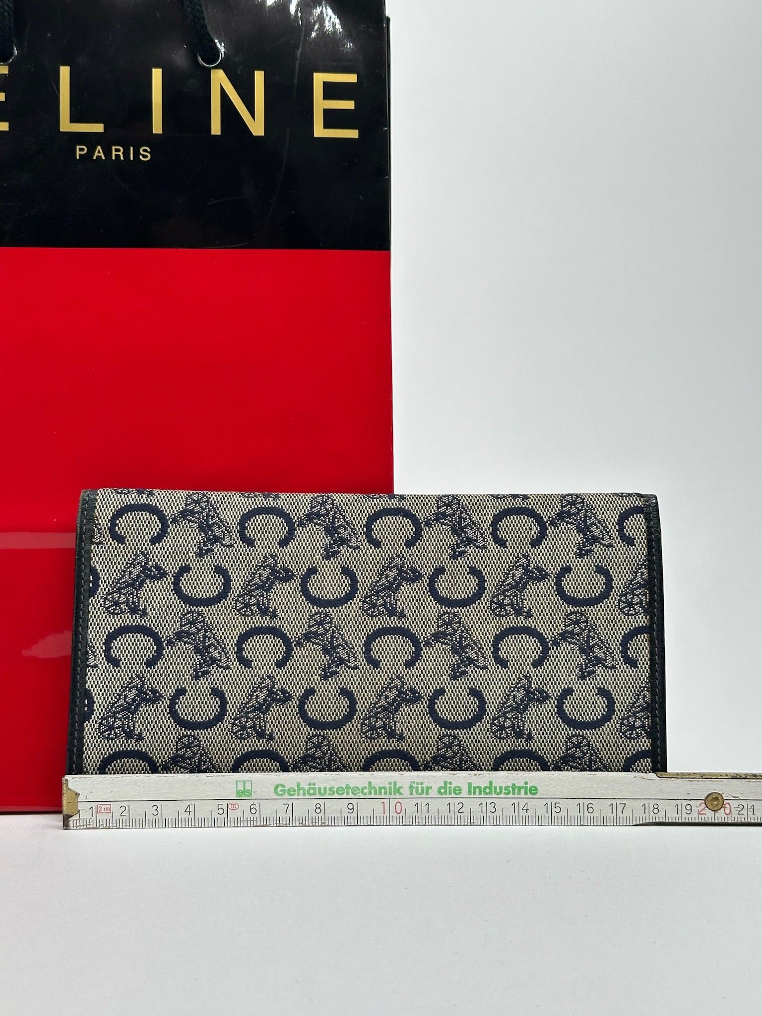 Celine Vintage Macadam Monogram ID holder black white Size ONE SIZE - 10 Thumbnail