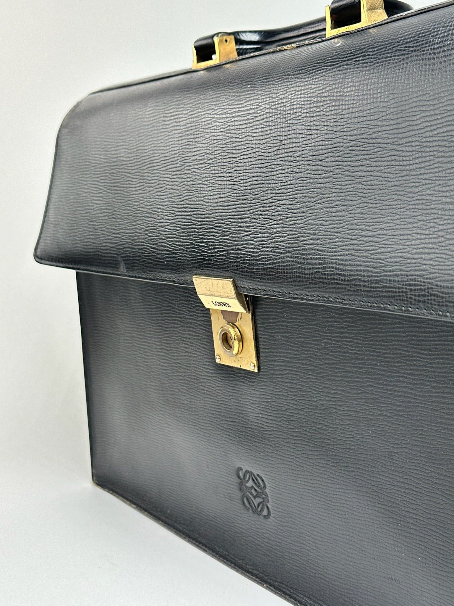 Loewe Vintage Madrid Leather briefcase black Size ONE SIZE - 13 Thumbnail