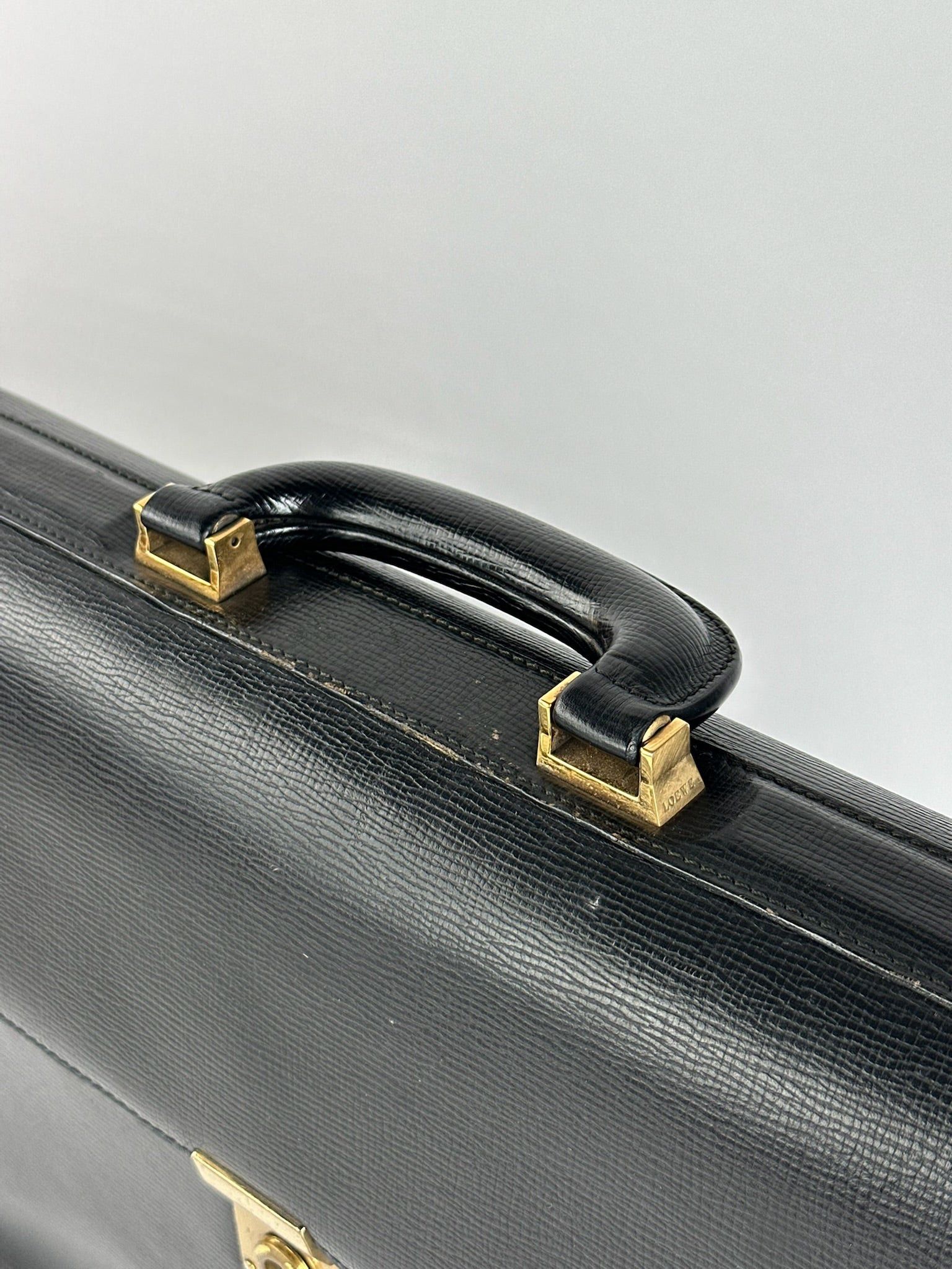 Loewe Vintage Madrid Leather briefcase black Size ONE SIZE - 12 Thumbnail