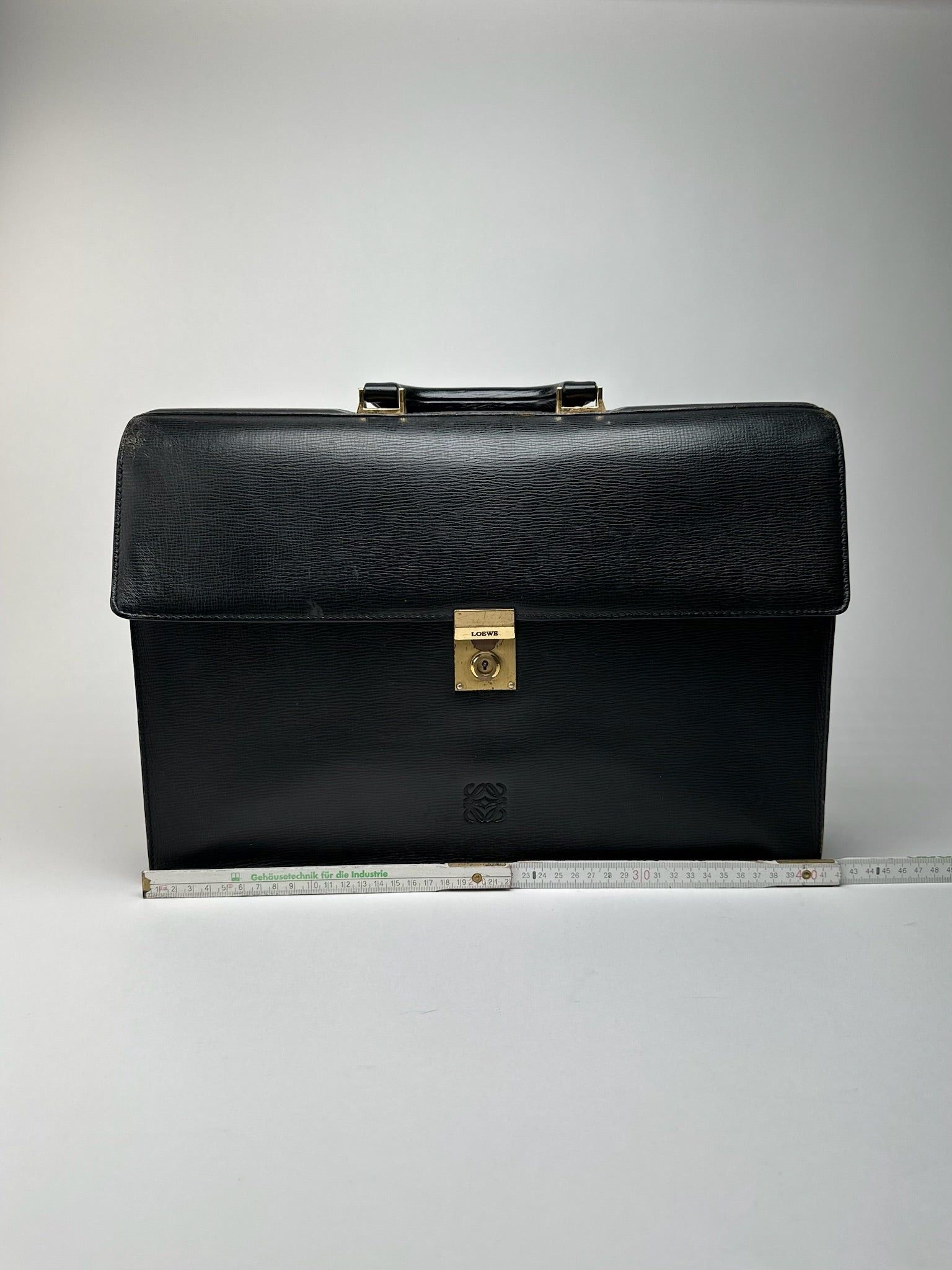 Loewe Vintage Madrid Leather briefcase black Size ONE SIZE - 11 Thumbnail