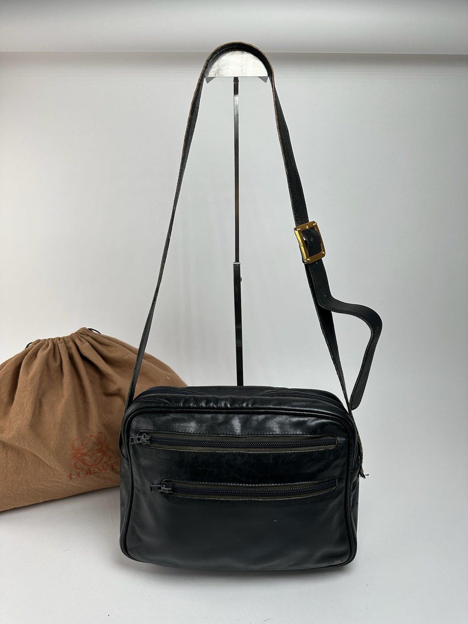 Loewe Vintage Madrid leather bag black Size ONE SIZE - 2 Thumbnail