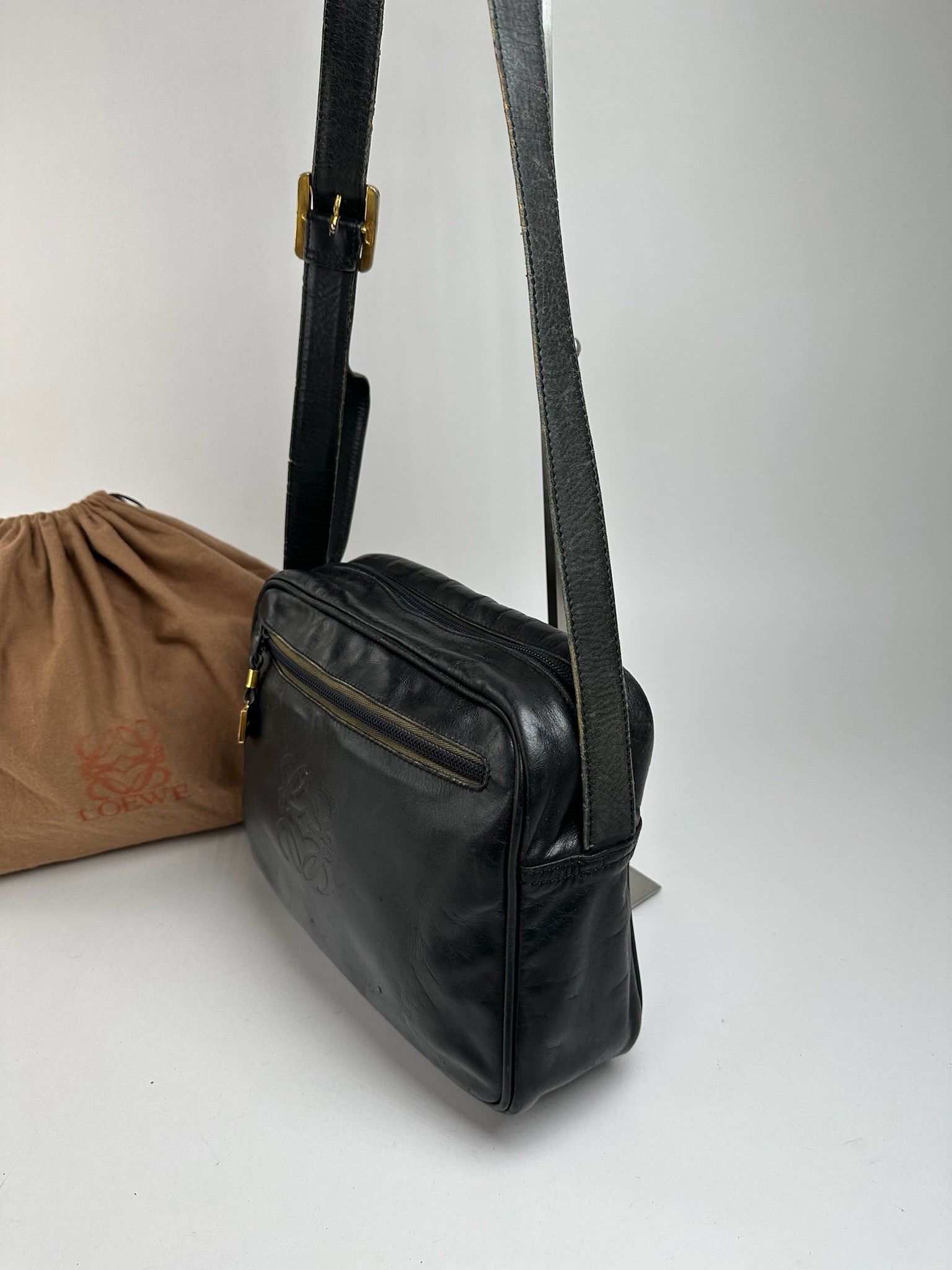 Loewe Vintage Madrid leather bag black Size ONE SIZE - 14 Thumbnail