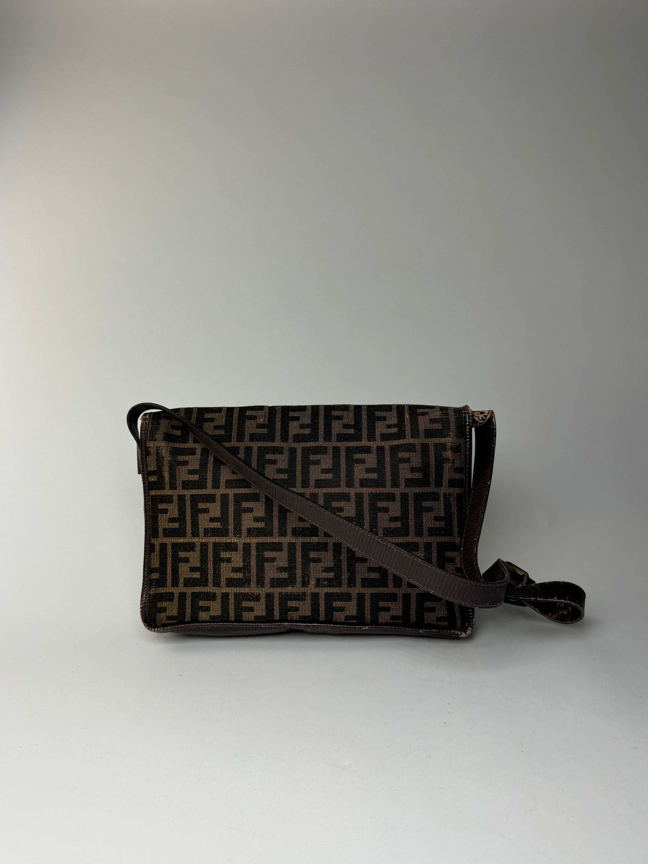 Fendi Vintage FF monogram Leather canvas Bag Size ONE SIZE - 9 Thumbnail