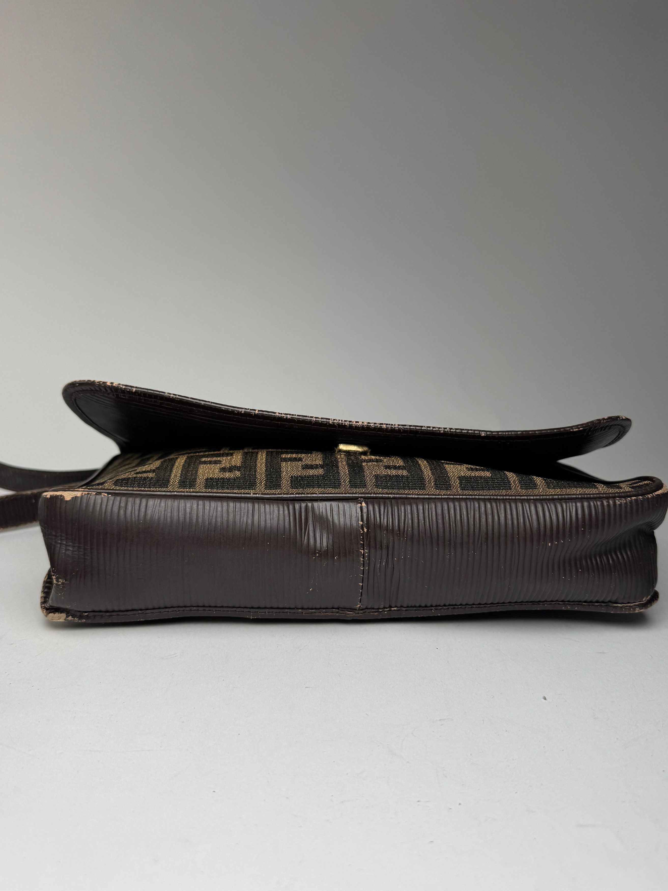 Fendi Vintage FF monogram Leather canvas Bag Size ONE SIZE - 12 Thumbnail