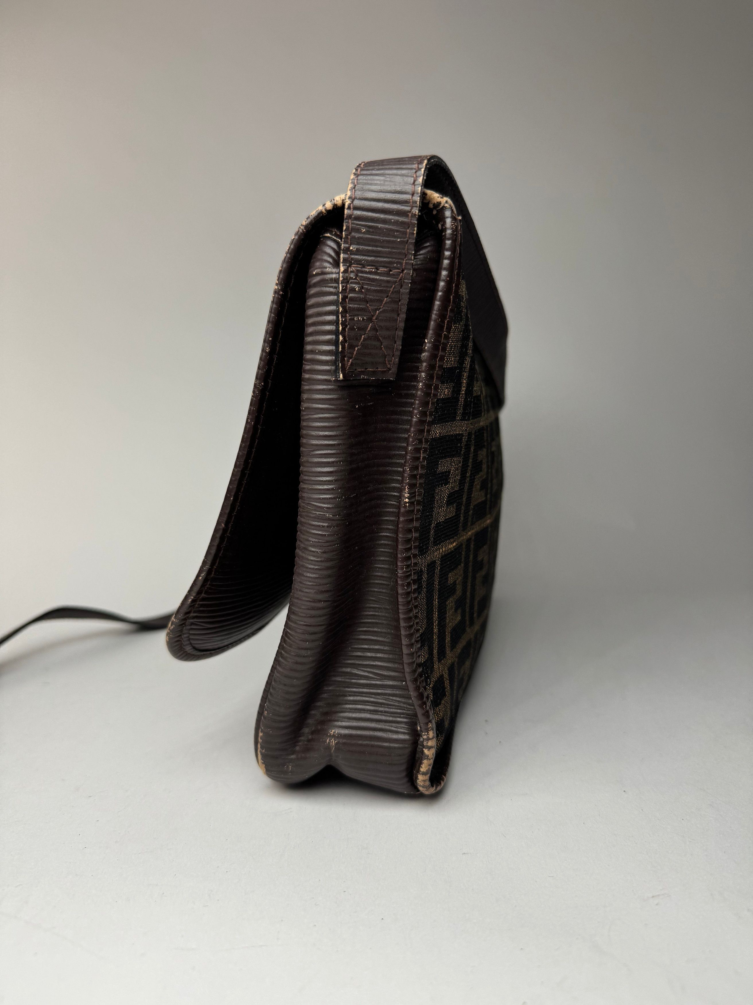 Fendi Vintage FF monogram Leather canvas Bag Size ONE SIZE - 6 Thumbnail