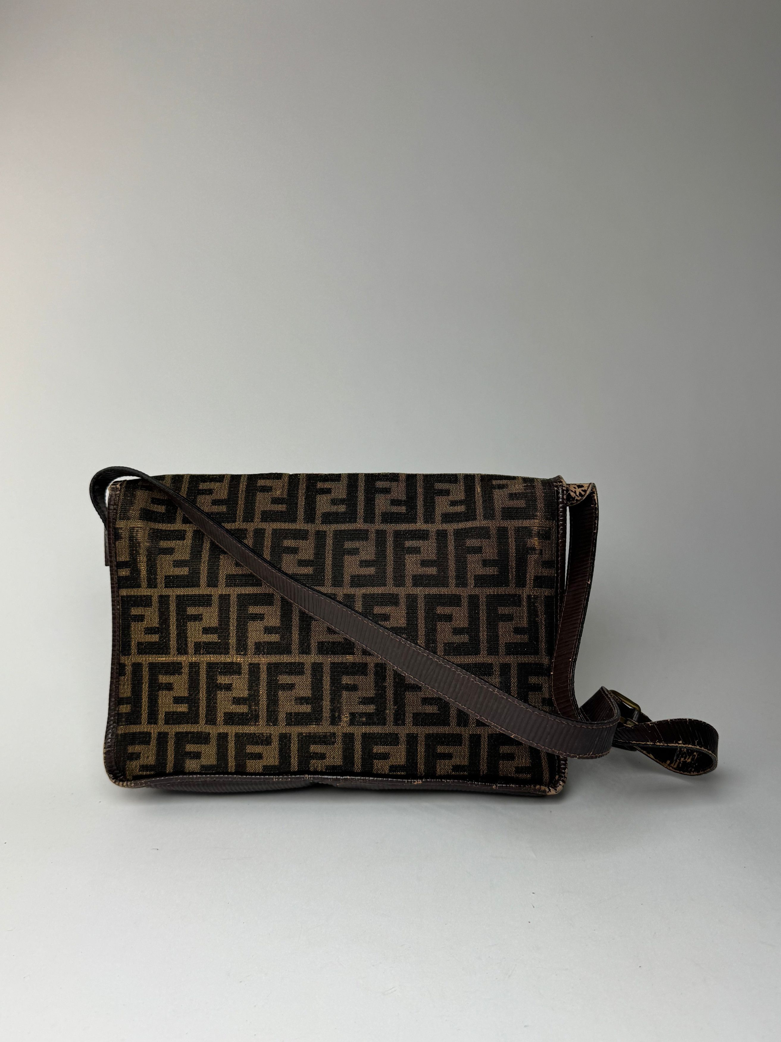 Fendi Vintage FF monogram Leather canvas Bag Size ONE SIZE - 2 Thumbnail