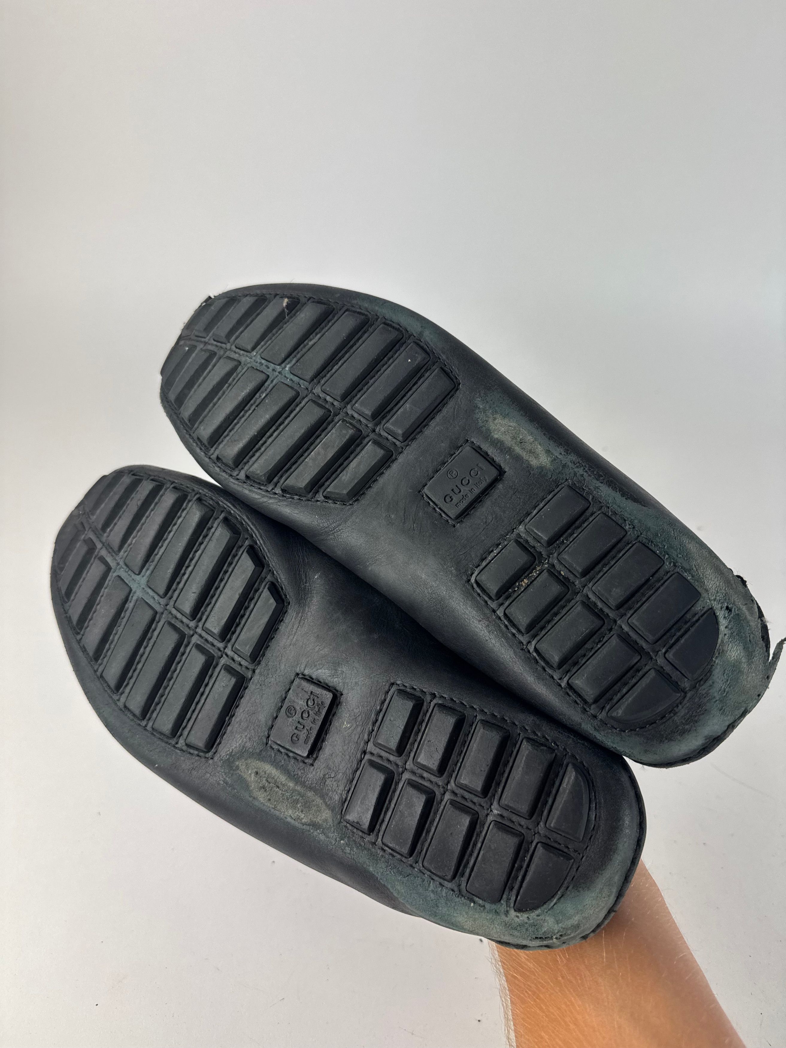 Gucci Vintage Leather bamboo Loafer black 43,5 Size US 10.5 / EU 43-44 - 10 Thumbnail