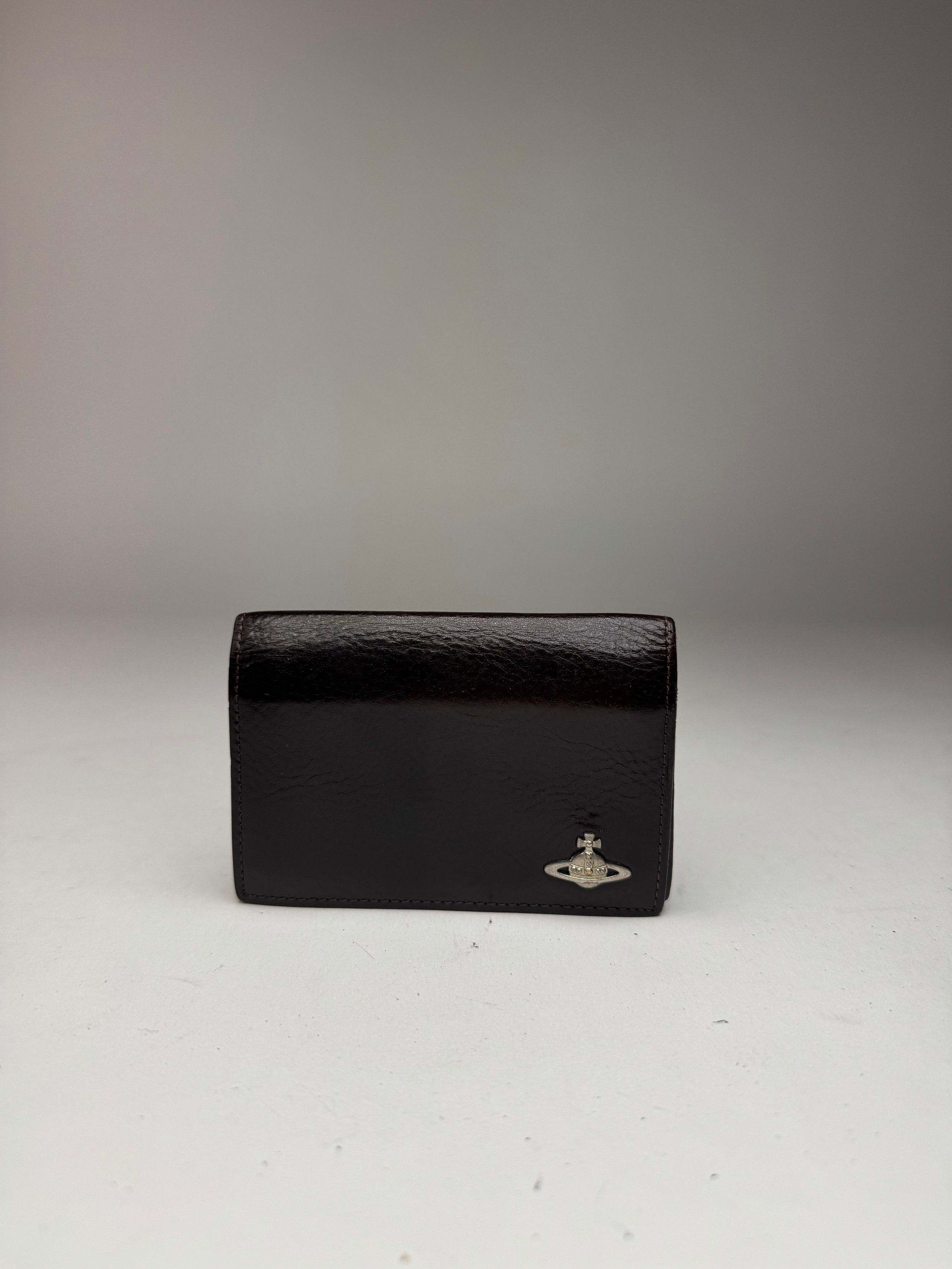 Vivienne Westwood Vintage leather card Holder black Size ONE SIZE - 3 Thumbnail