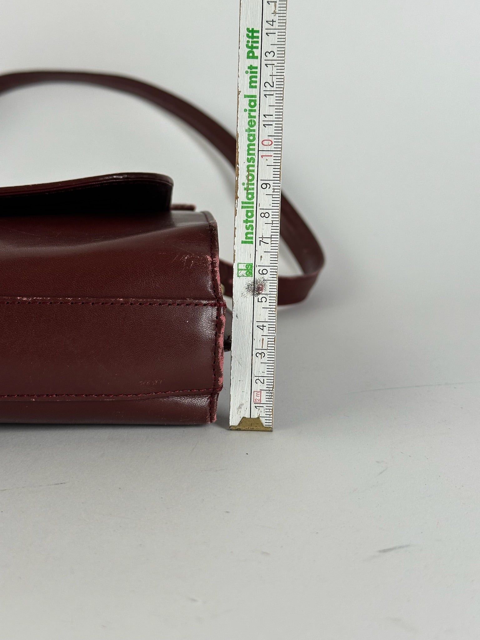 Cartier Vintage leather bag burgundy Size ONE SIZE - 11 Thumbnail