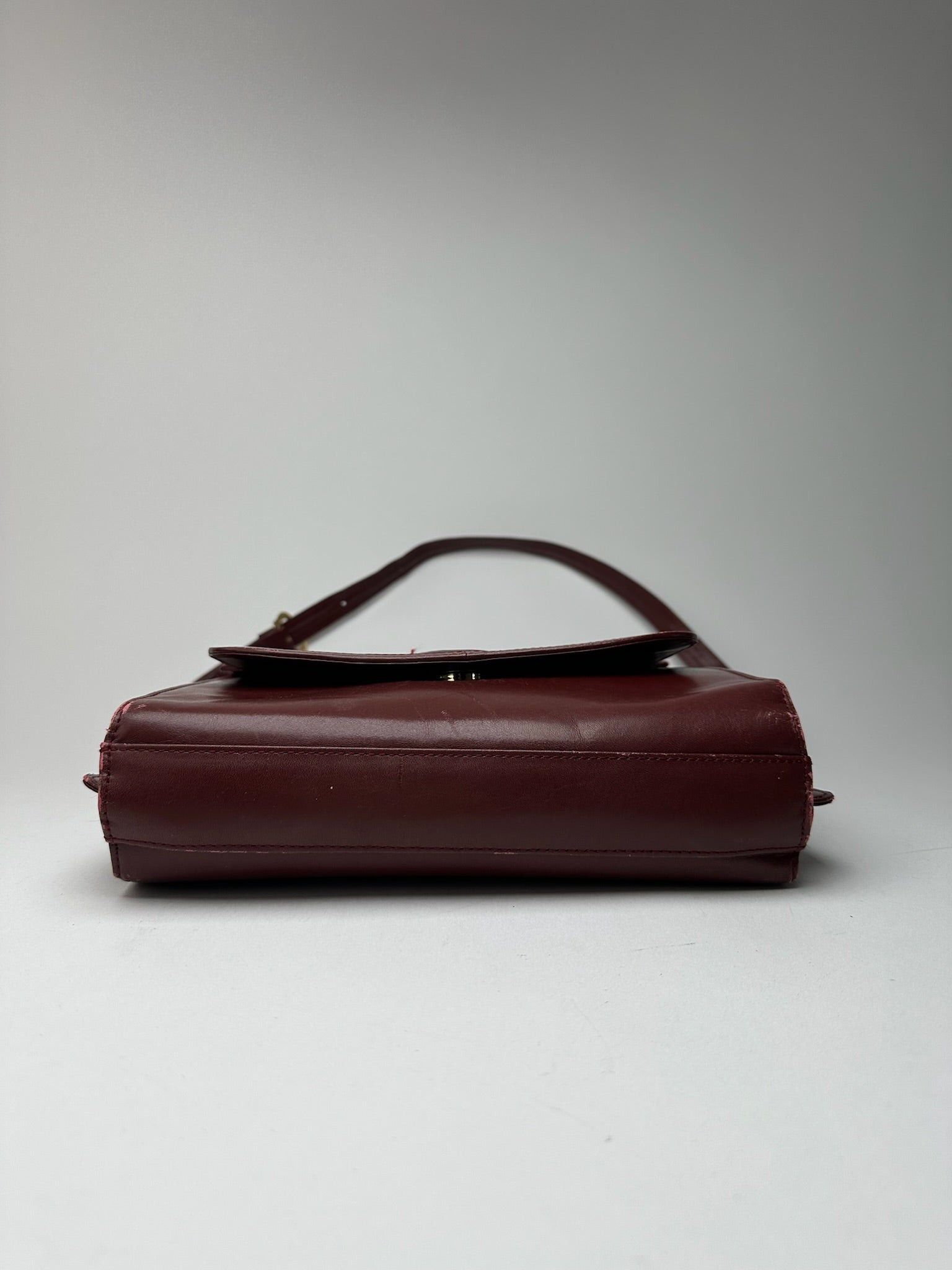 Cartier Vintage leather bag burgundy Size ONE SIZE - 12 Thumbnail