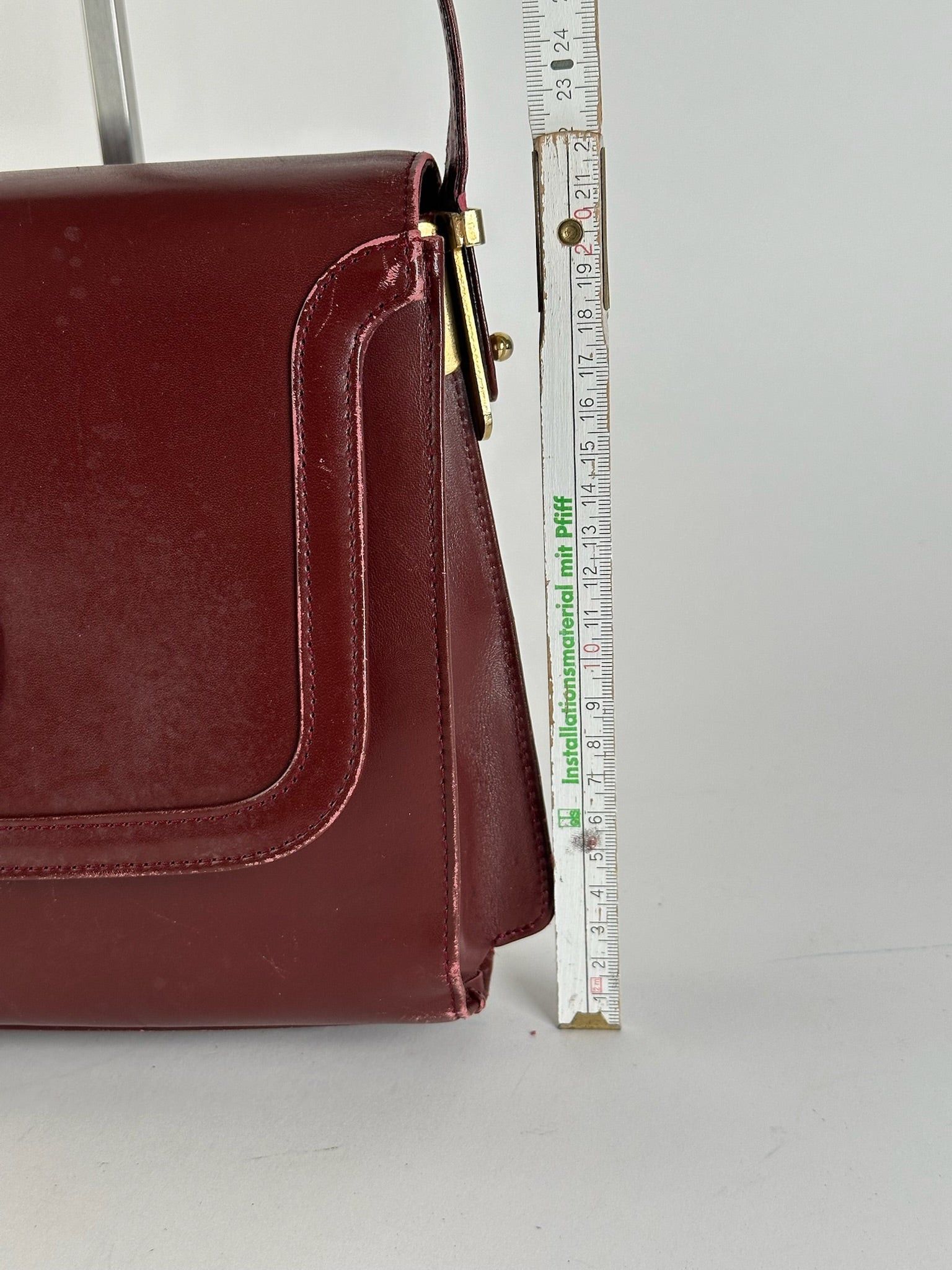 Cartier Vintage leather bag burgundy Size ONE SIZE - 13 Thumbnail