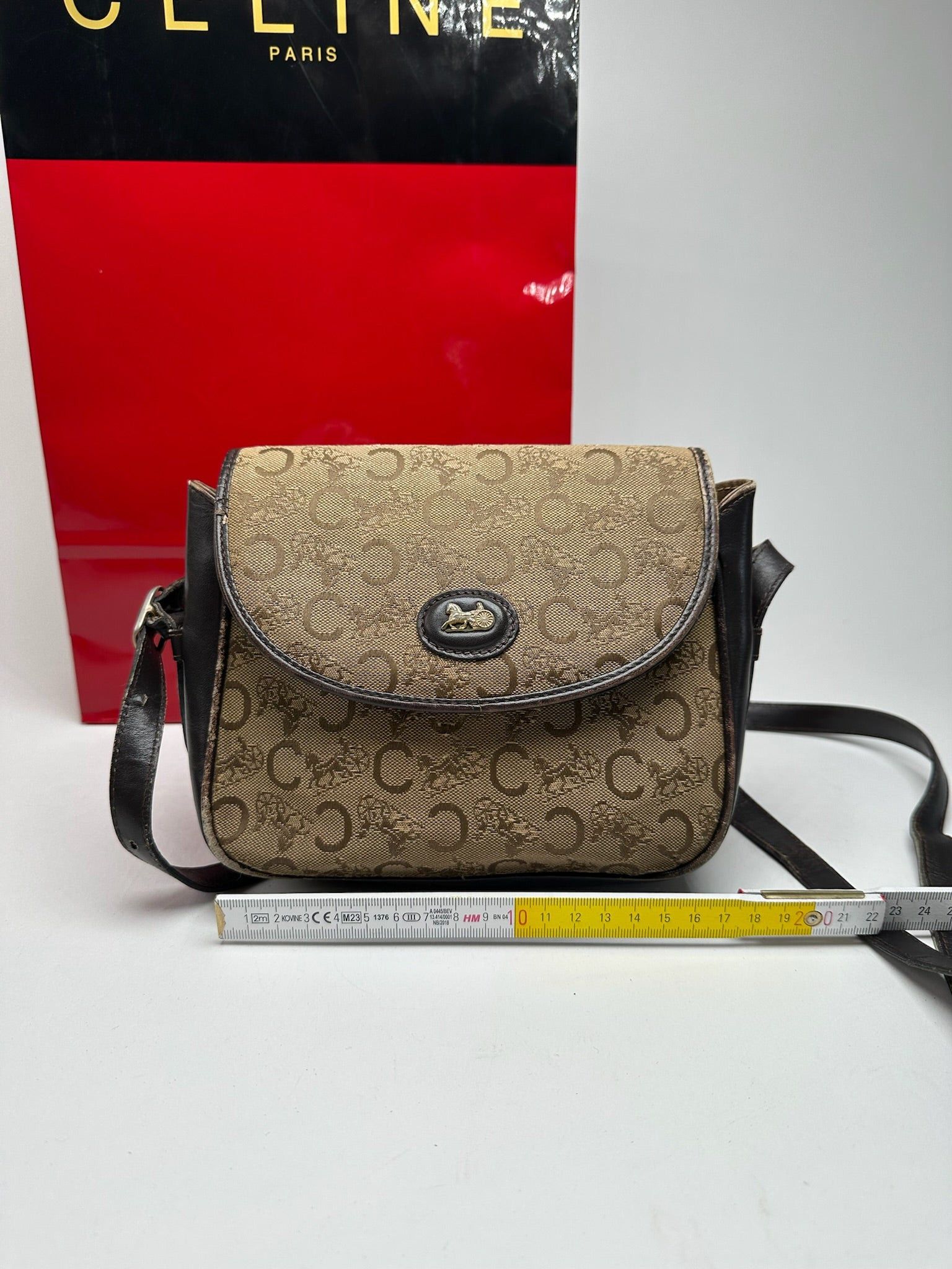 Celine Vintage Paris Macadam Bag Triomphe Size ONE SIZE - 5 Thumbnail