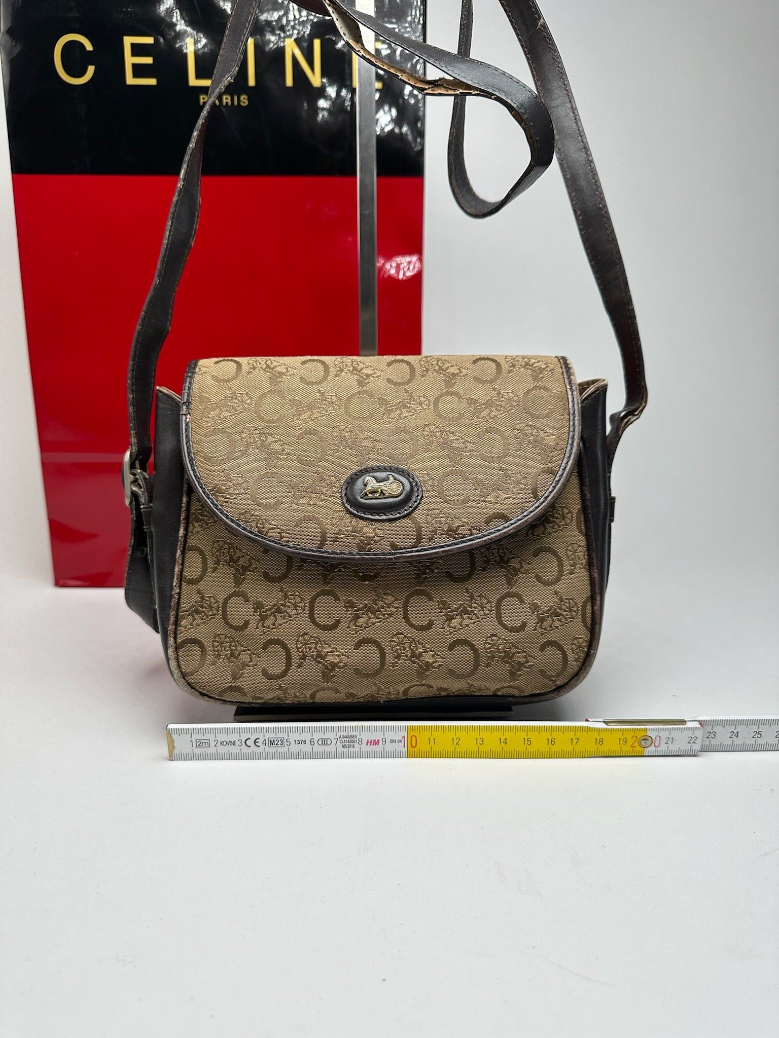 Celine Vintage Paris Macadam Bag Triomphe Size ONE SIZE - 15 Thumbnail