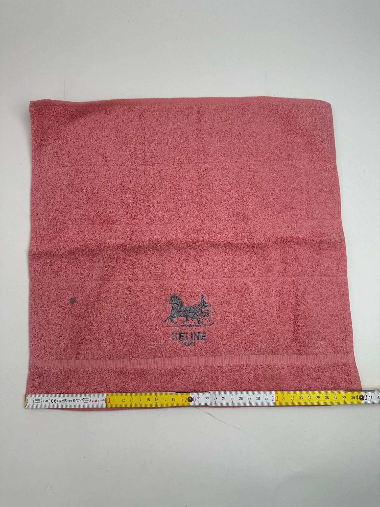 Celine Vintage Paris Scarf Red Size ONE SIZE - 3 Thumbnail