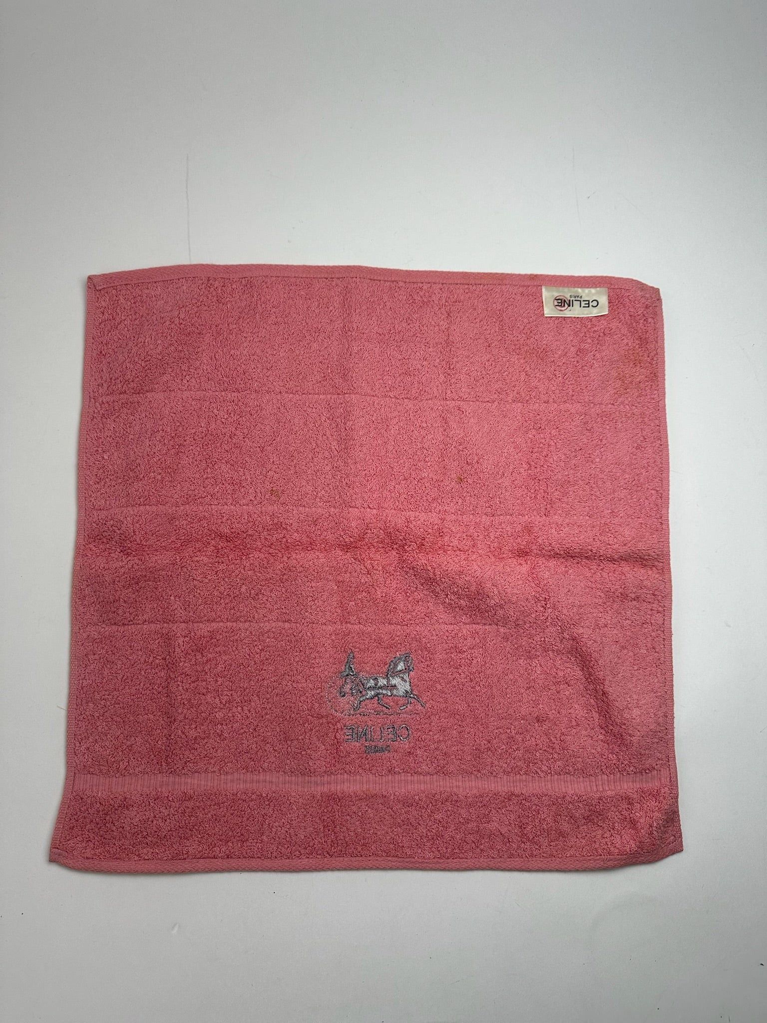 Celine Vintage Paris Scarf Red Size ONE SIZE - 7 Thumbnail