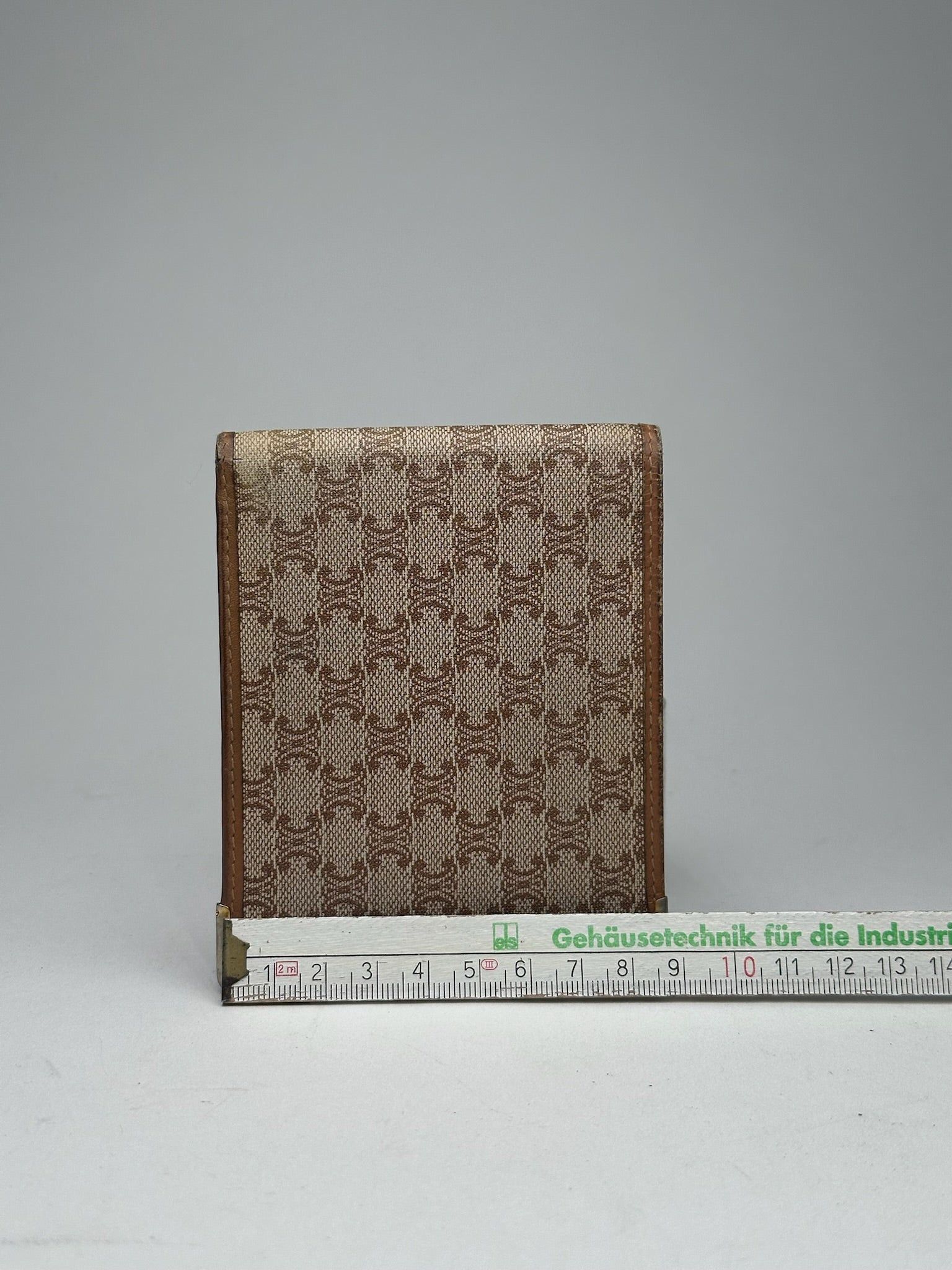 Celine Vintage Paris Leather Wallet / card holder beige Size ONE SIZE - 8 Thumbnail