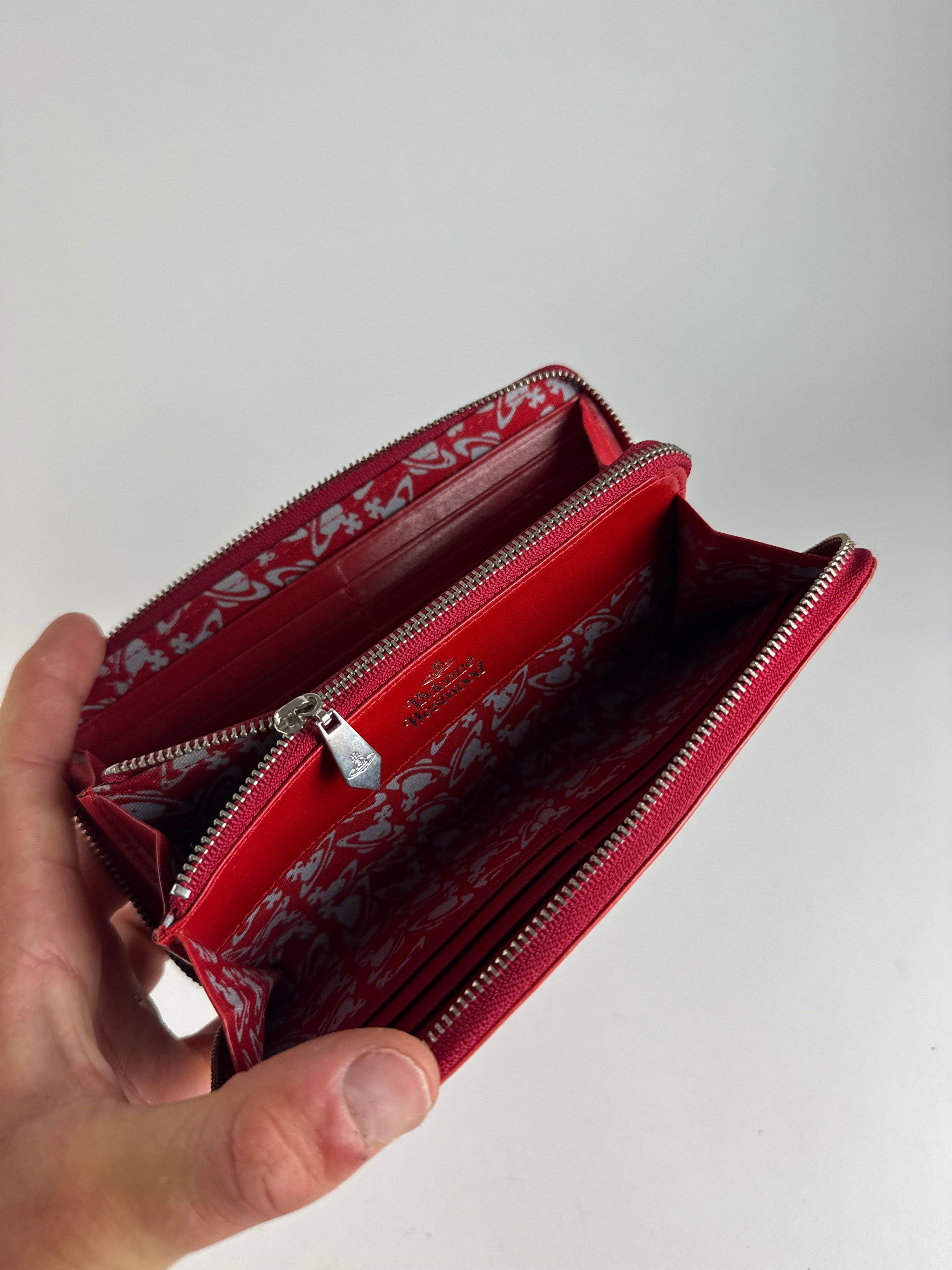 Vivienne Westwood Vintage leather wallet red Size ONE SIZE - 6 Thumbnail