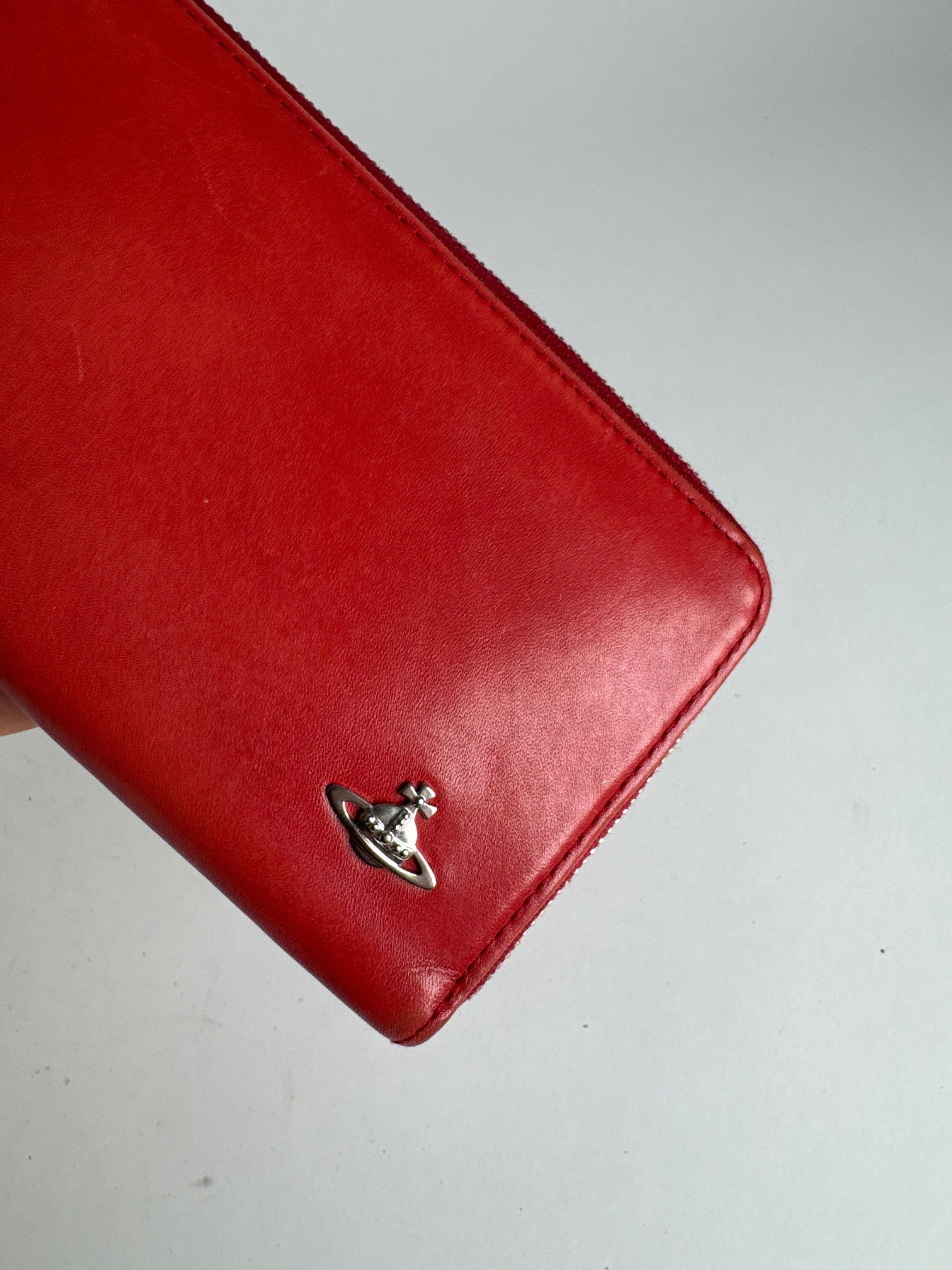 Vivienne Westwood Vintage leather wallet red Size ONE SIZE - 5 Thumbnail