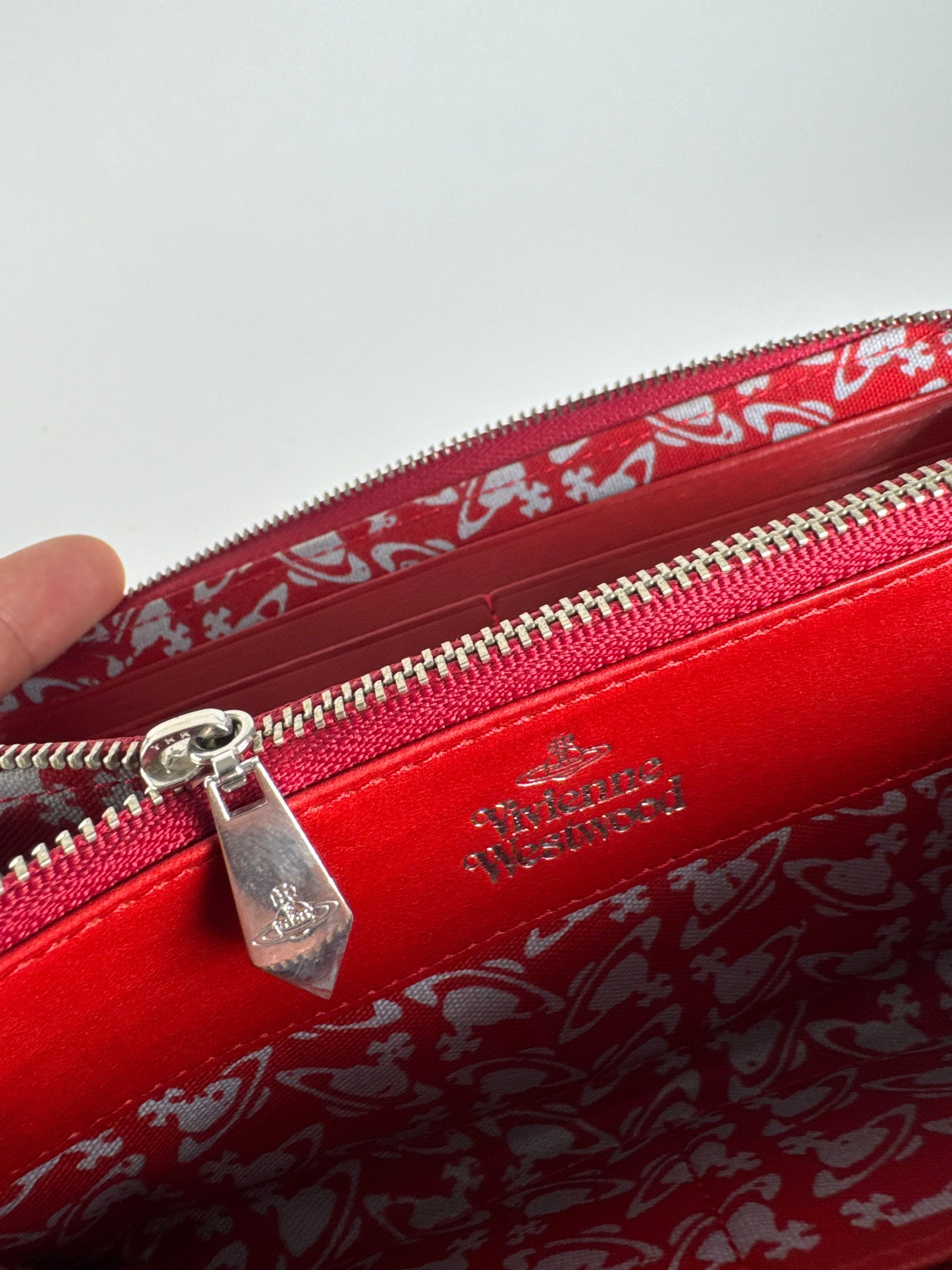 Vivienne Westwood Vintage leather wallet red Size ONE SIZE - 7 Thumbnail
