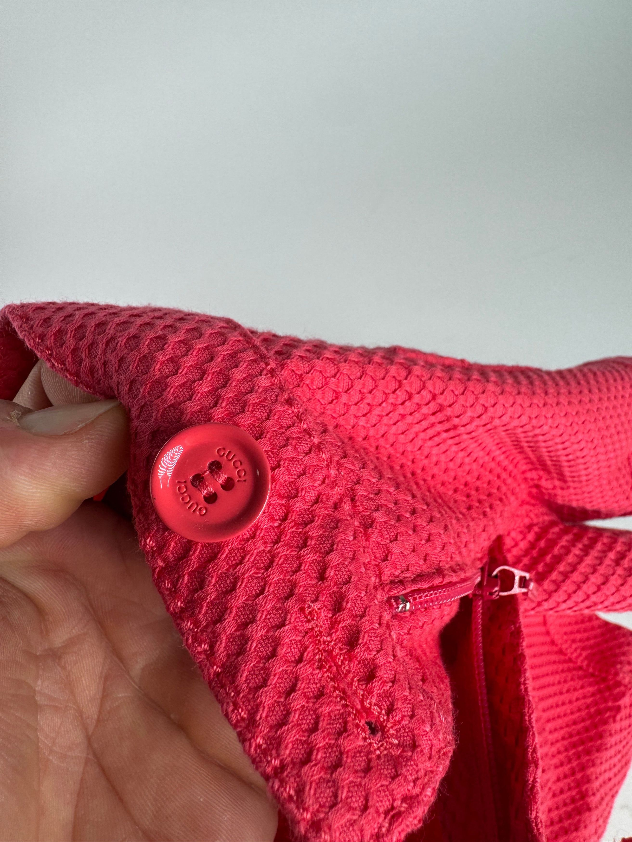 Gucci Vintage Shorts Red XXS Size 26" / US 2 / IT 38 - 14 Thumbnail