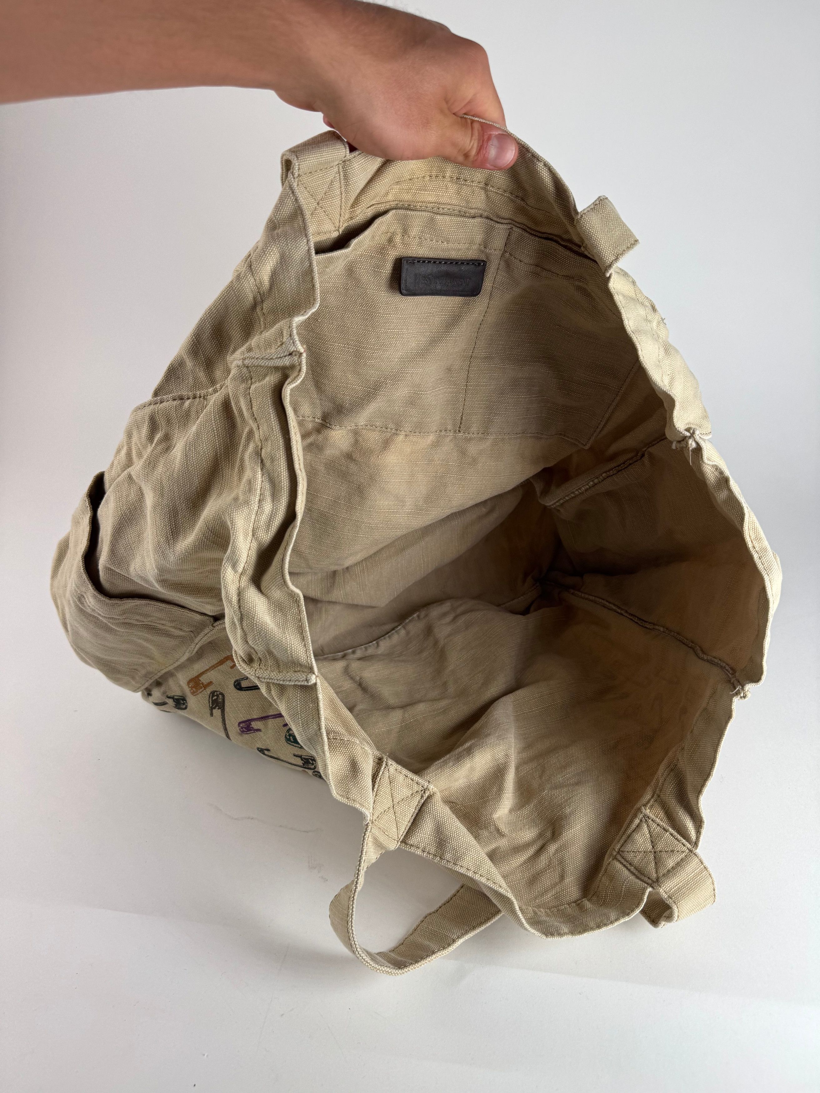 Other Vintage YSL Canvas Shopper Bag beige Size ONE SIZE - 15 Thumbnail