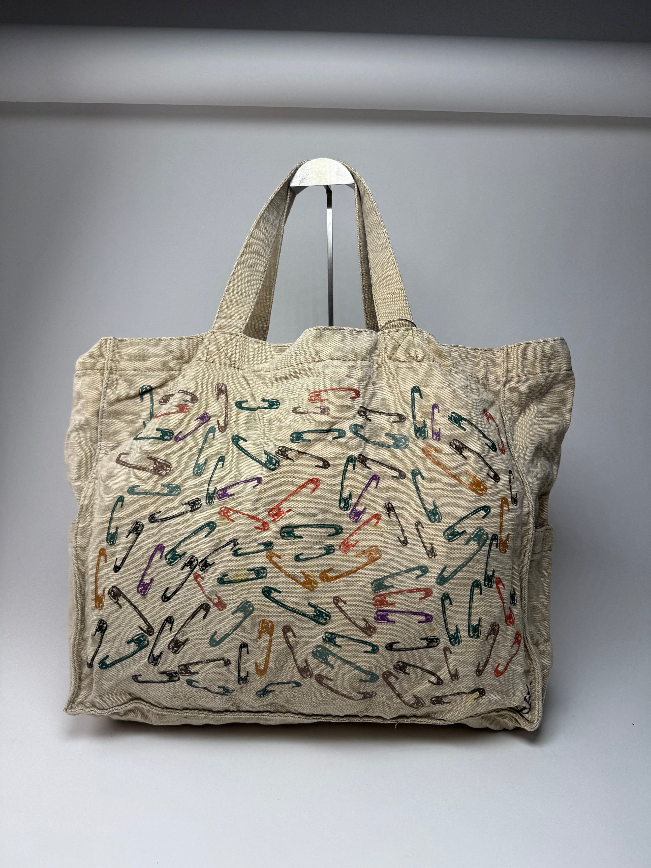 Other Vintage YSL Canvas Shopper Bag beige Size ONE SIZE - 13 Thumbnail
