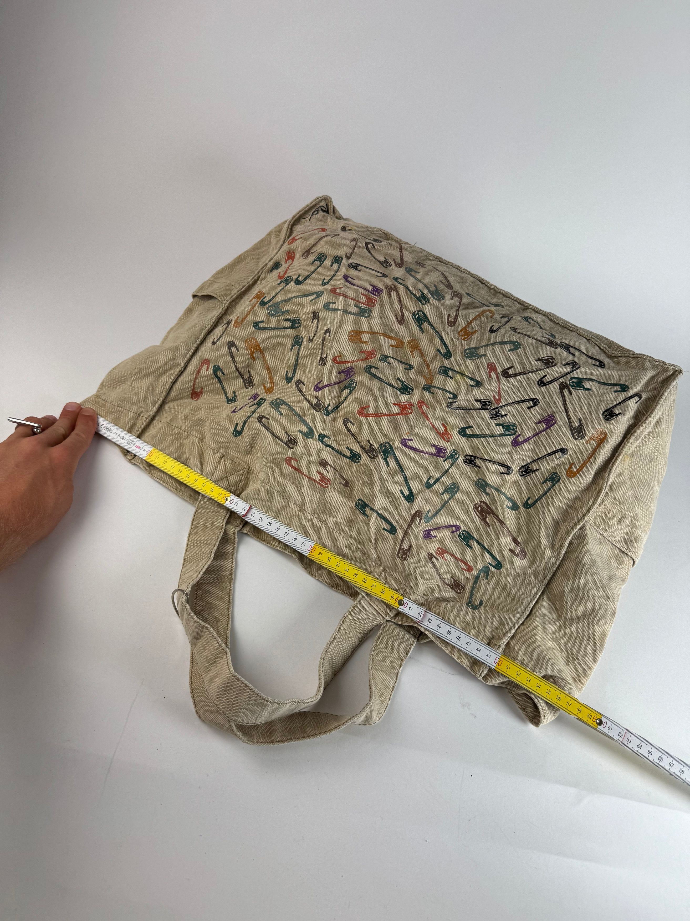 Other Vintage YSL Canvas Shopper Bag beige Size ONE SIZE - 6 Thumbnail