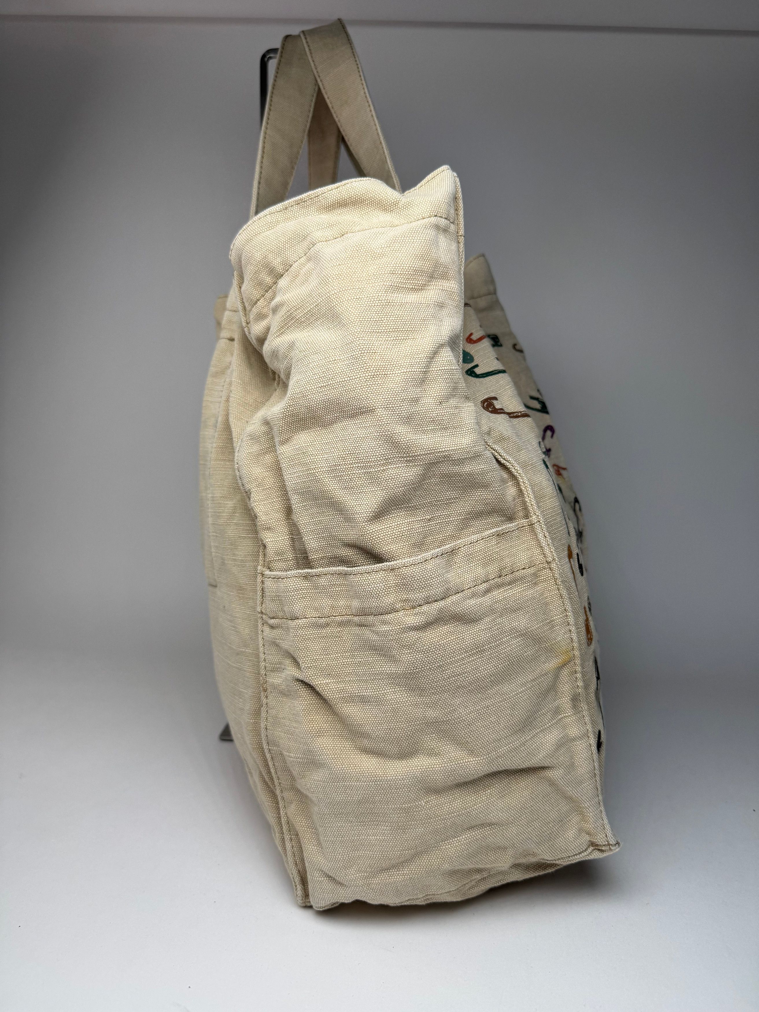 Other Vintage YSL Canvas Shopper Bag beige Size ONE SIZE - 11 Thumbnail