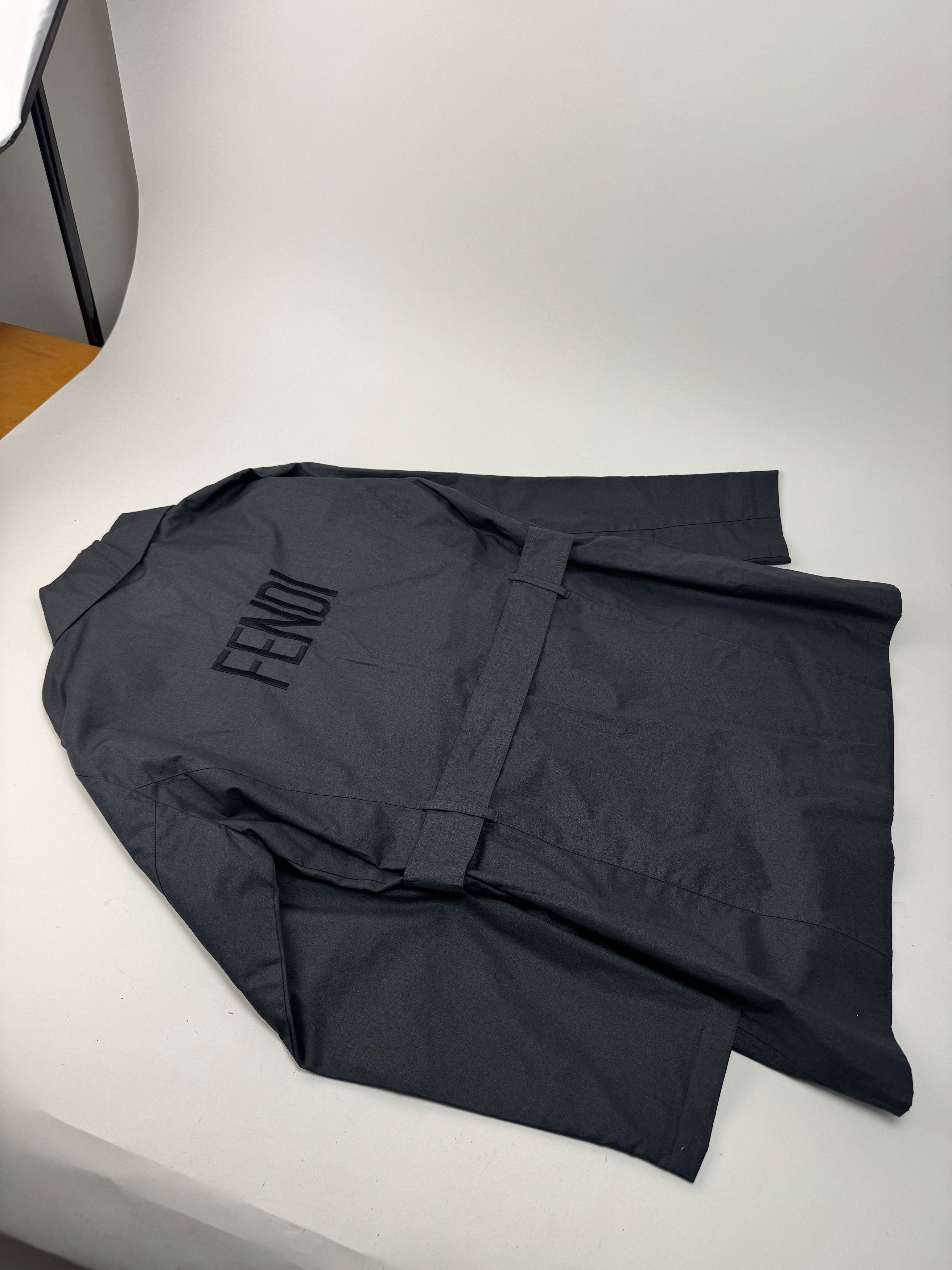 Fendi Vintage Roma Trenchcoat Anthrazit M Size M / US 6-8 / IT 42-44 - 7 Thumbnail