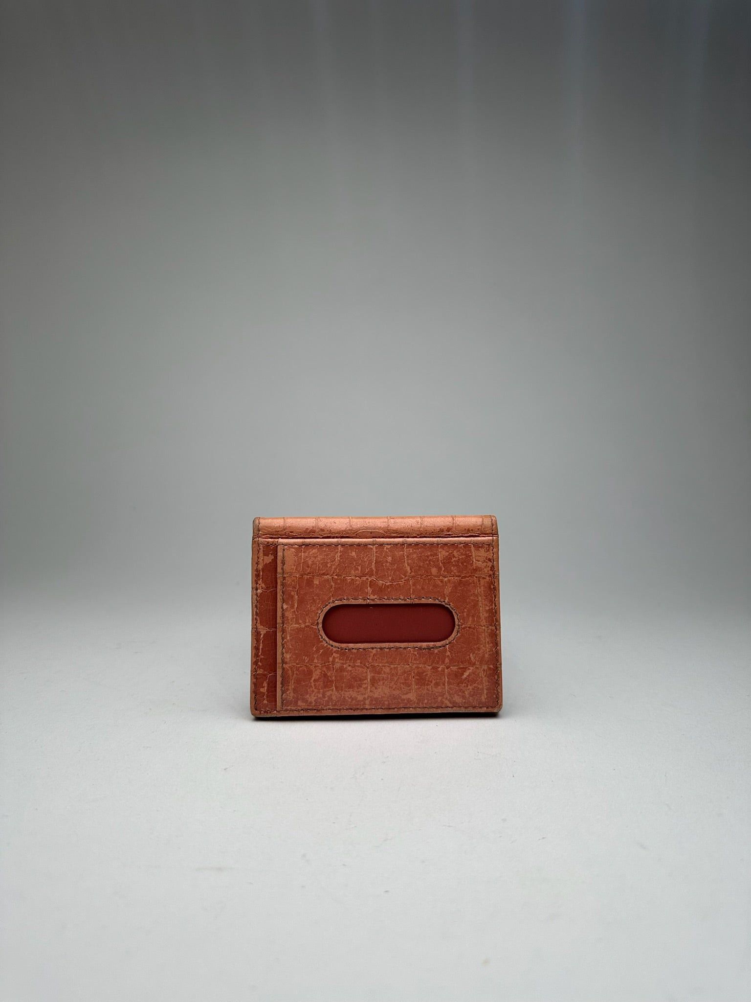 Miu Miu Vintage Card Holder orange Size ONE SIZE - 3 Thumbnail