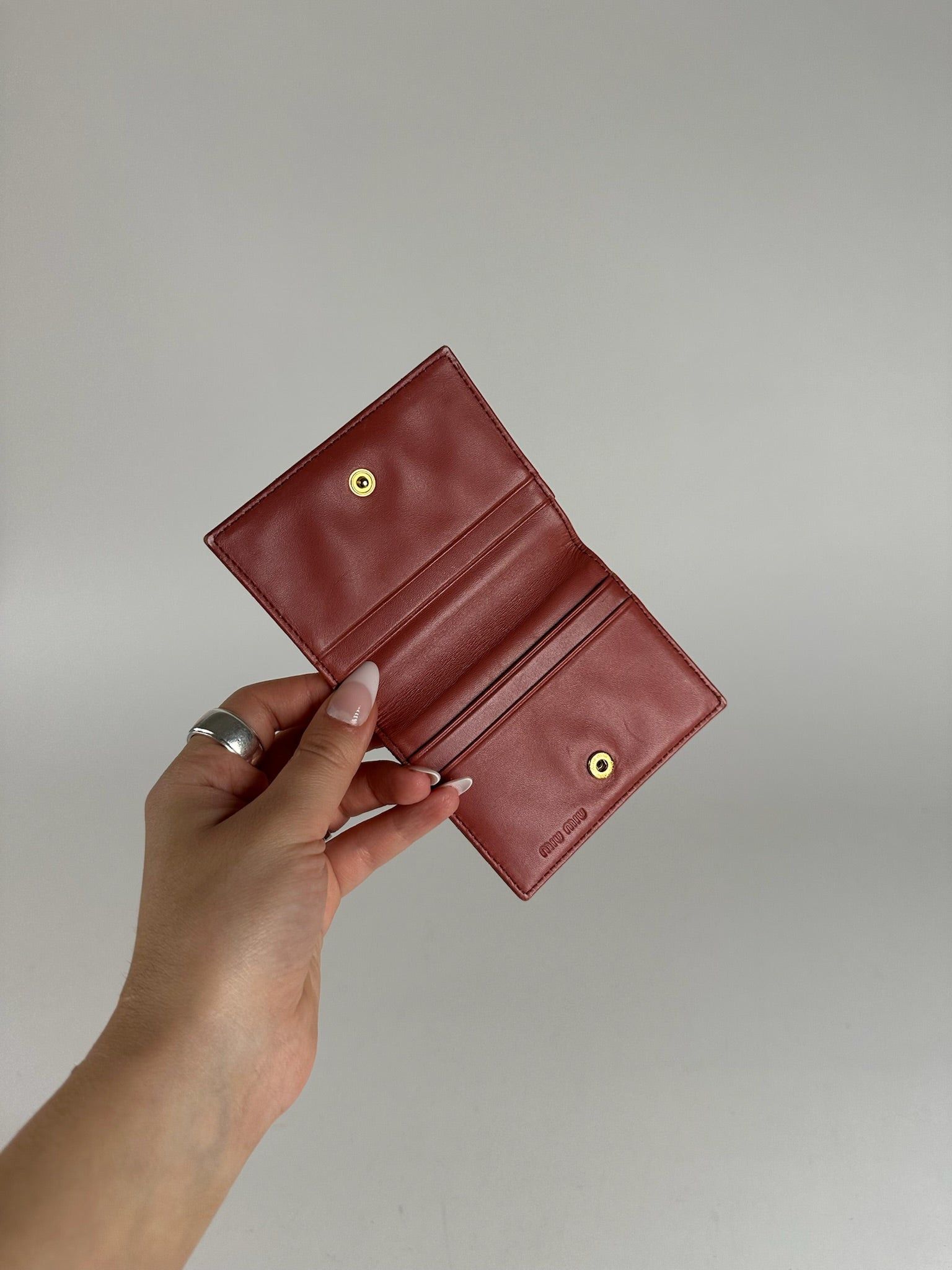 Miu Miu Vintage Card Holder orange Size ONE SIZE - 6 Thumbnail
